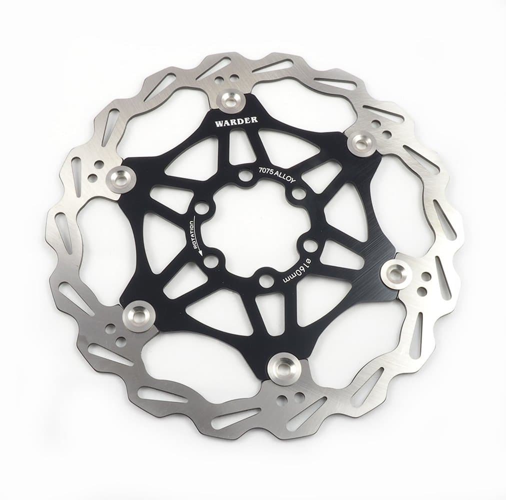 ProRuck MTB Disc Brake Rotor, Mountain Bike 160mm Floating Brake Disc Rotors MTB Floating Disk Brake Rotor