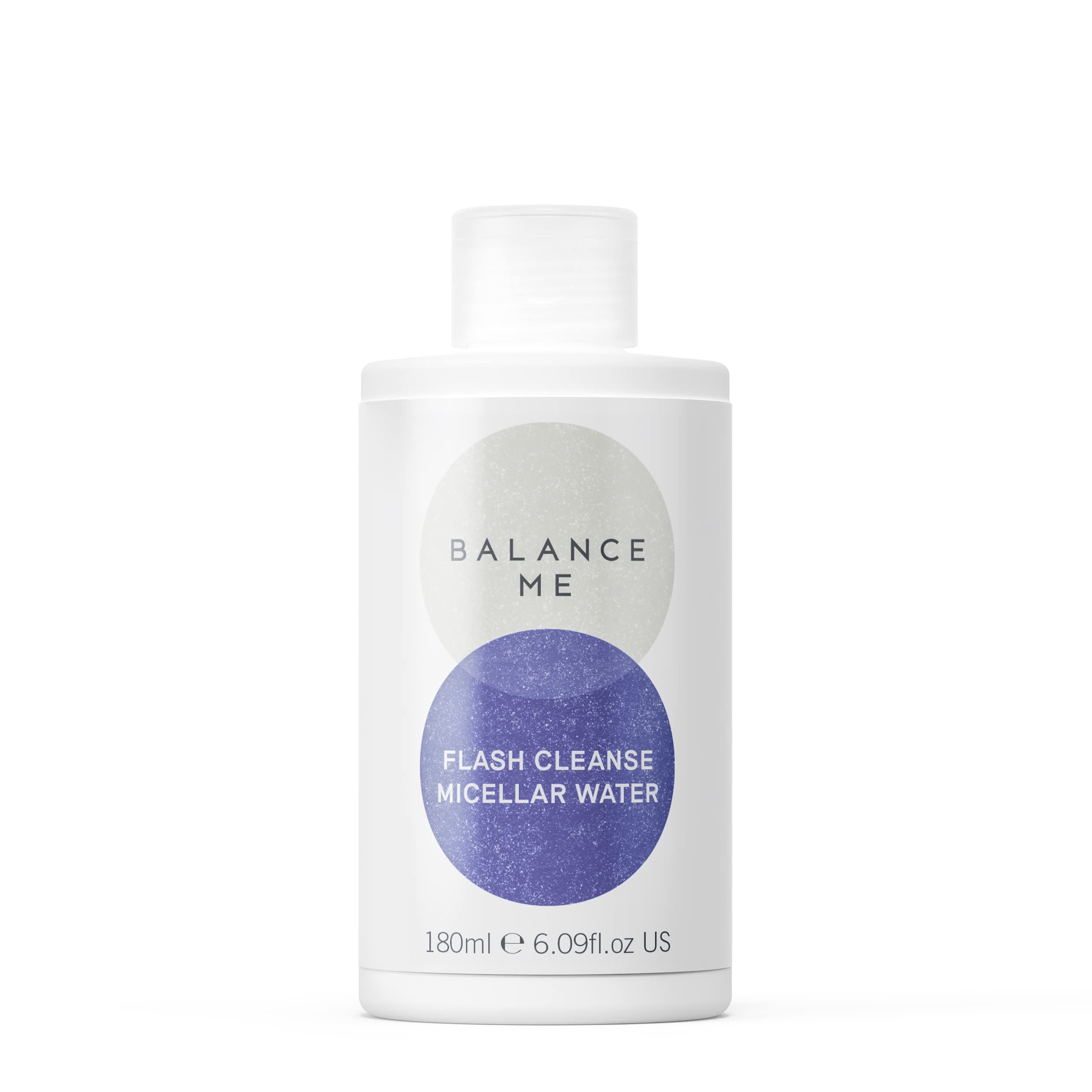 Balance MeFlash Cleanse Micellar Water, Removes Makeup & Impurities, Hydrates & Soothes Skin, 6.08 fl oz - Gentle, Quick-Cleansing Formula