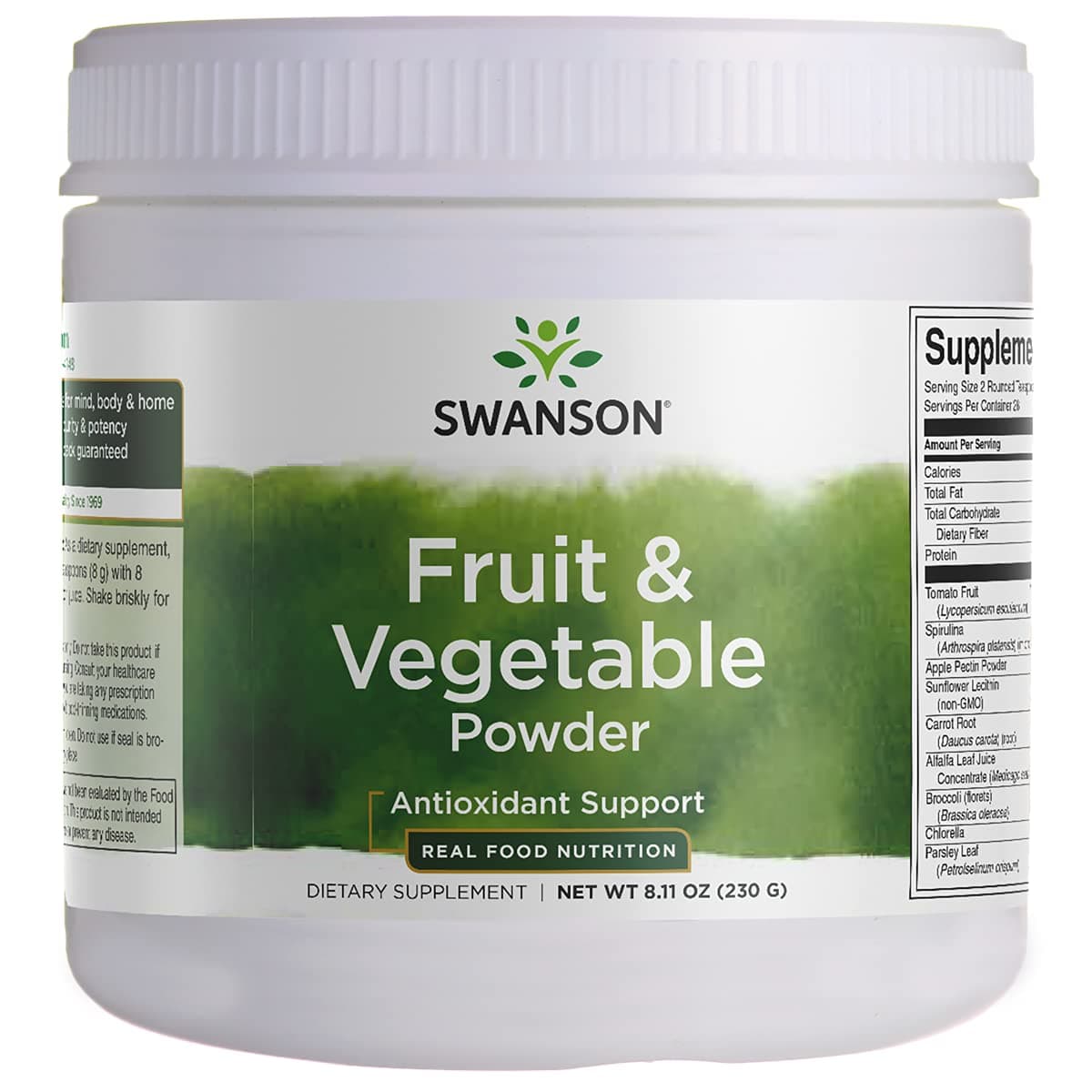 Swanson Greens Fruit & Vegetable PWD 8.11 OZ