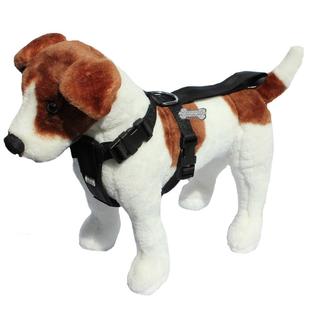 Dog Car Harness Adjustable, Padded Chest Strap, Suits Any Seatbelt, Easy Fit (Large - See Chart Below)