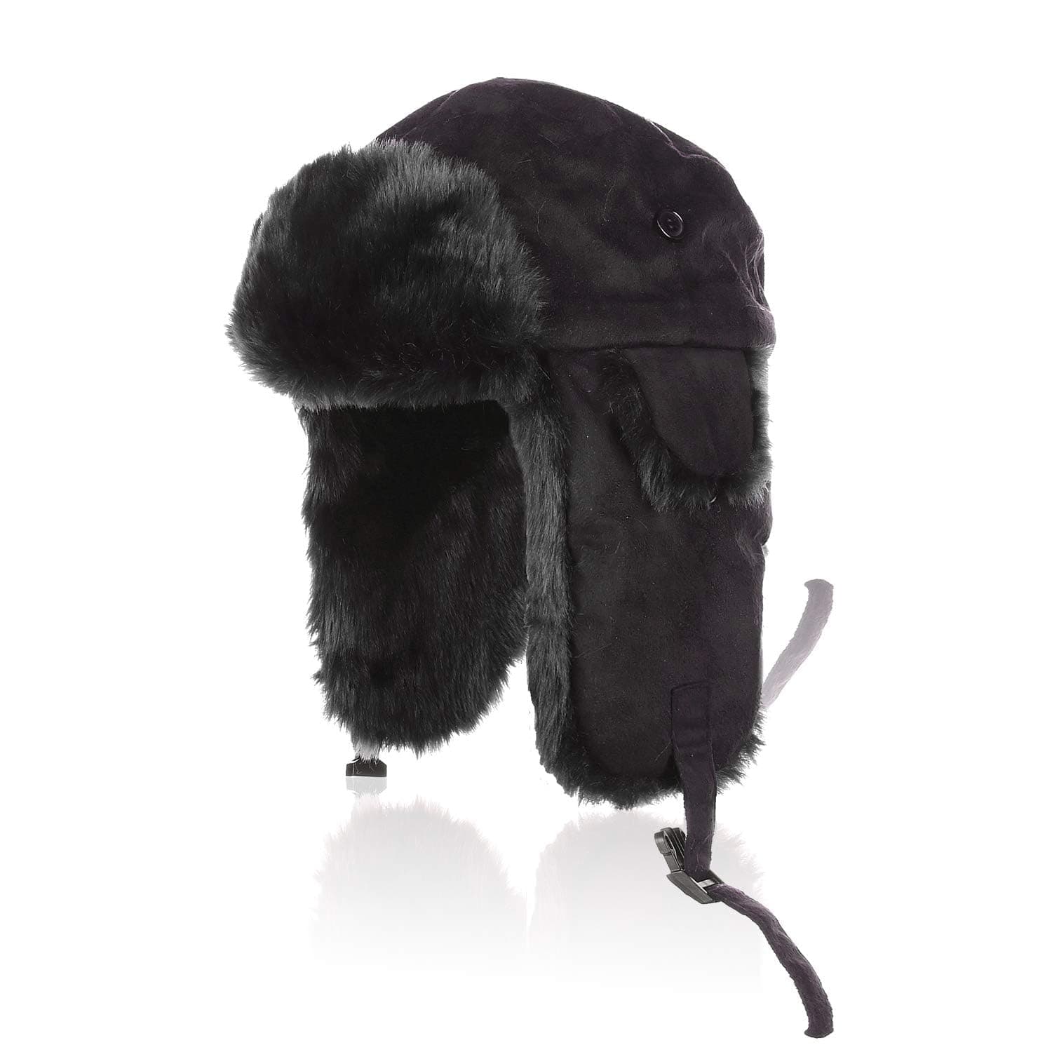 Winter Trapper Trooper Hat Unisex Ushanka Aviator Russian Hat Outdoor Hunting Skiing Hat Cap with Ear Flap