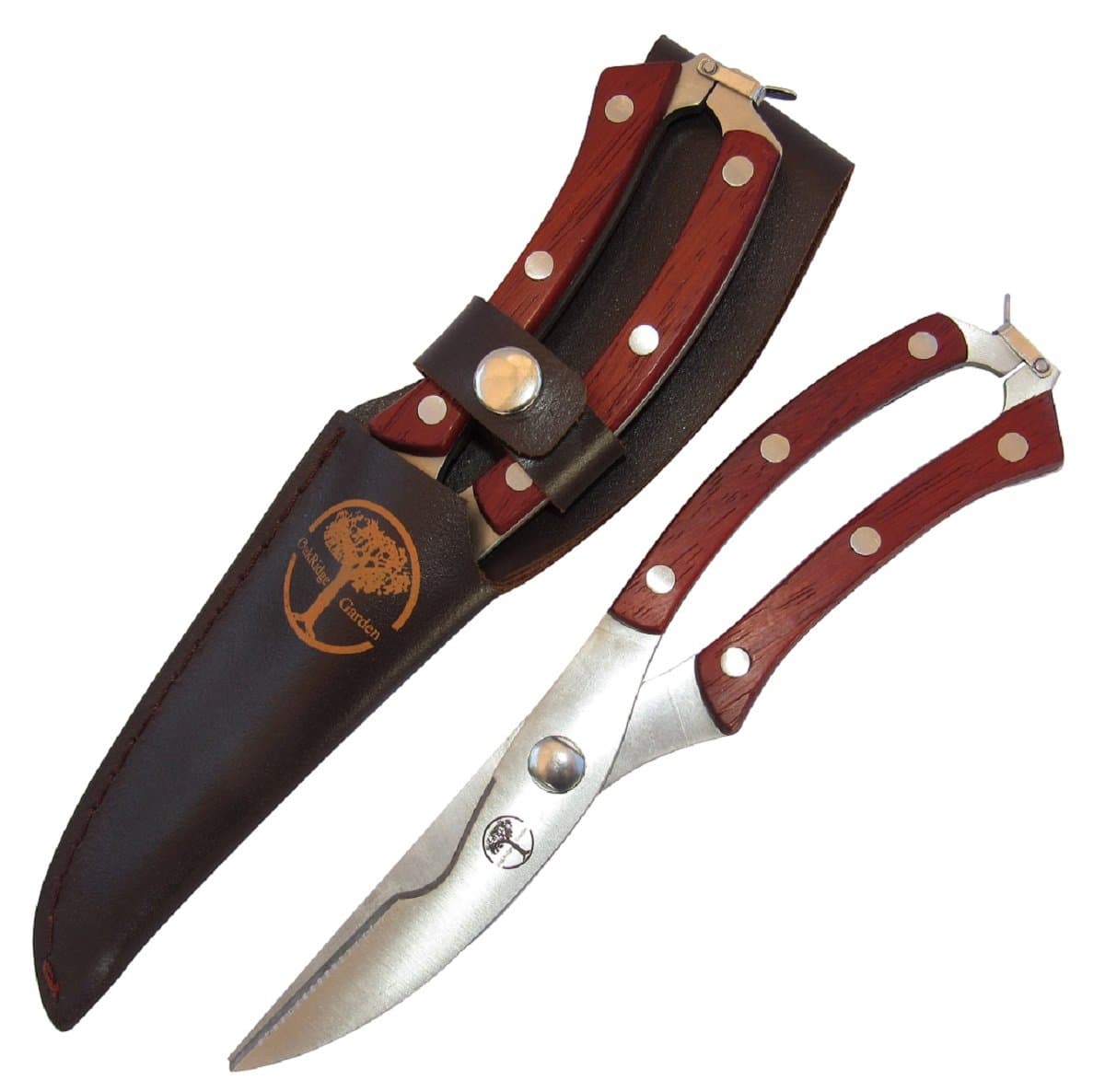 Tools Pruning Shears The Perfect Hand Pruners and Multi-Purpose Bypass Pruners - Garden Clippers and Garden Shears for Hedging and Clipping with Leather Sheath and Safety Lock