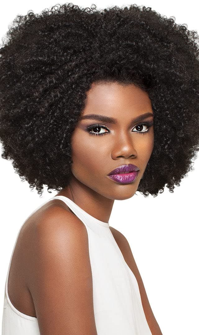 Outre Synthetic Half Wig Quick Weave Big Beautiful Hair 4C-Coily (S1B/BU)