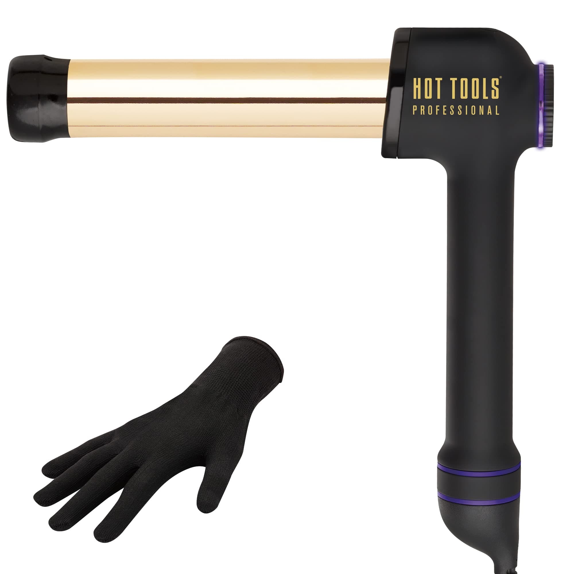 HOT TOOLS Professional 24k Gold CURLBAR for Long Lasting Results, 1 ¼ Inches