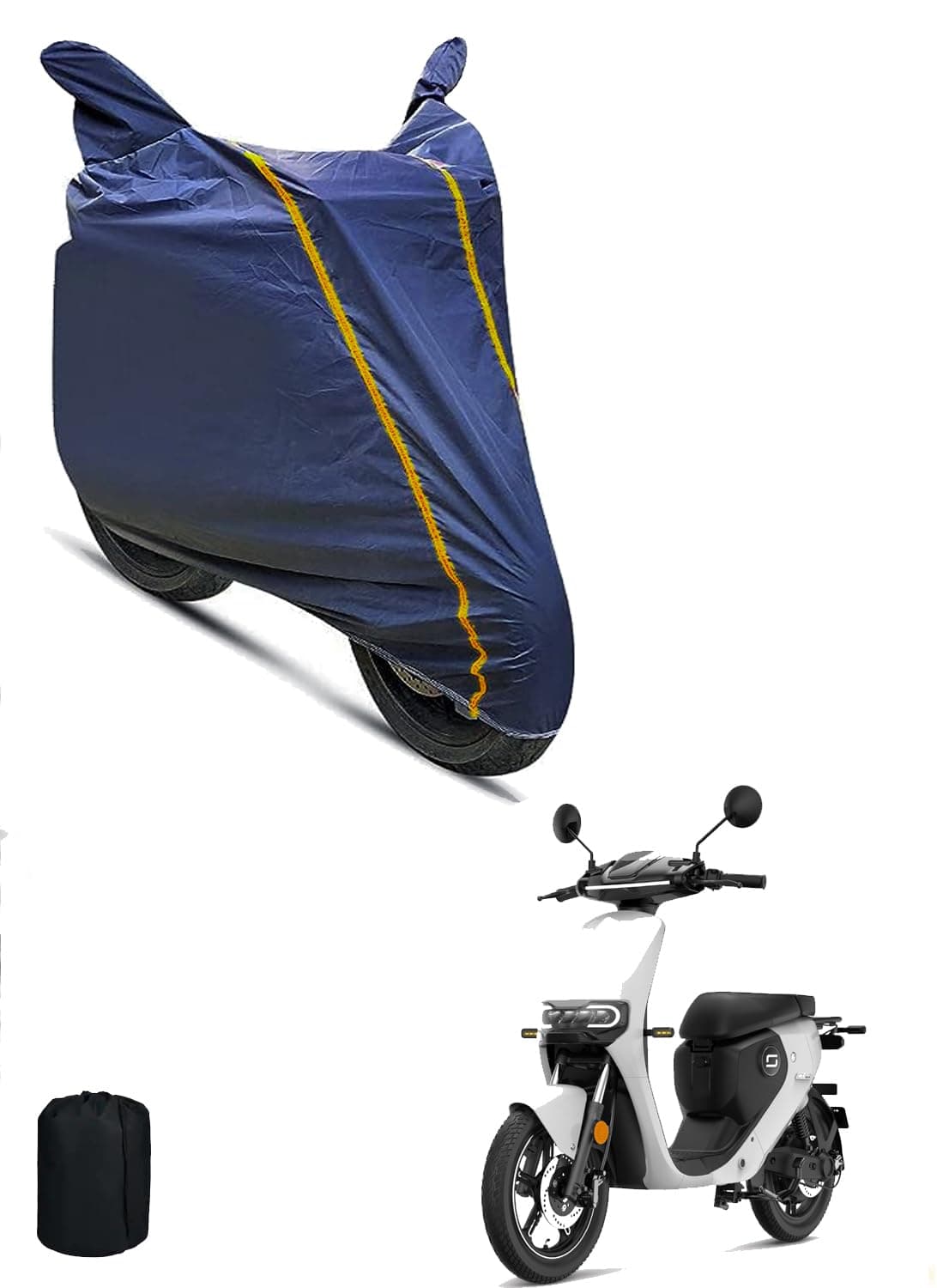 GARREGE Waterproof Scooty Cover for Super SOCO CUMINI with Free Storage Bag and Dustproof and Rain Proof