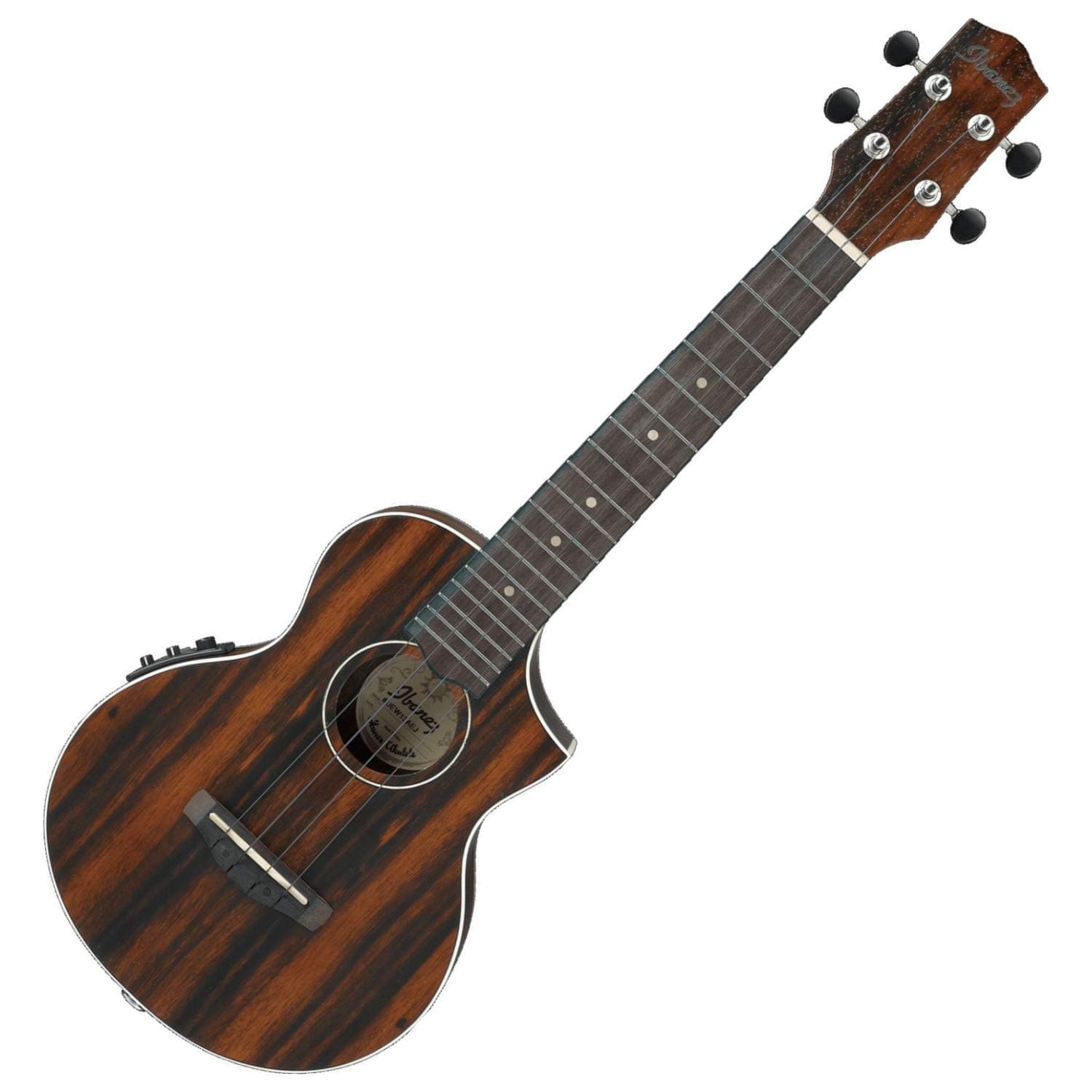 IbanezUEW13MEE-DBO Dark Brown Open Pore - Concert Ukulele