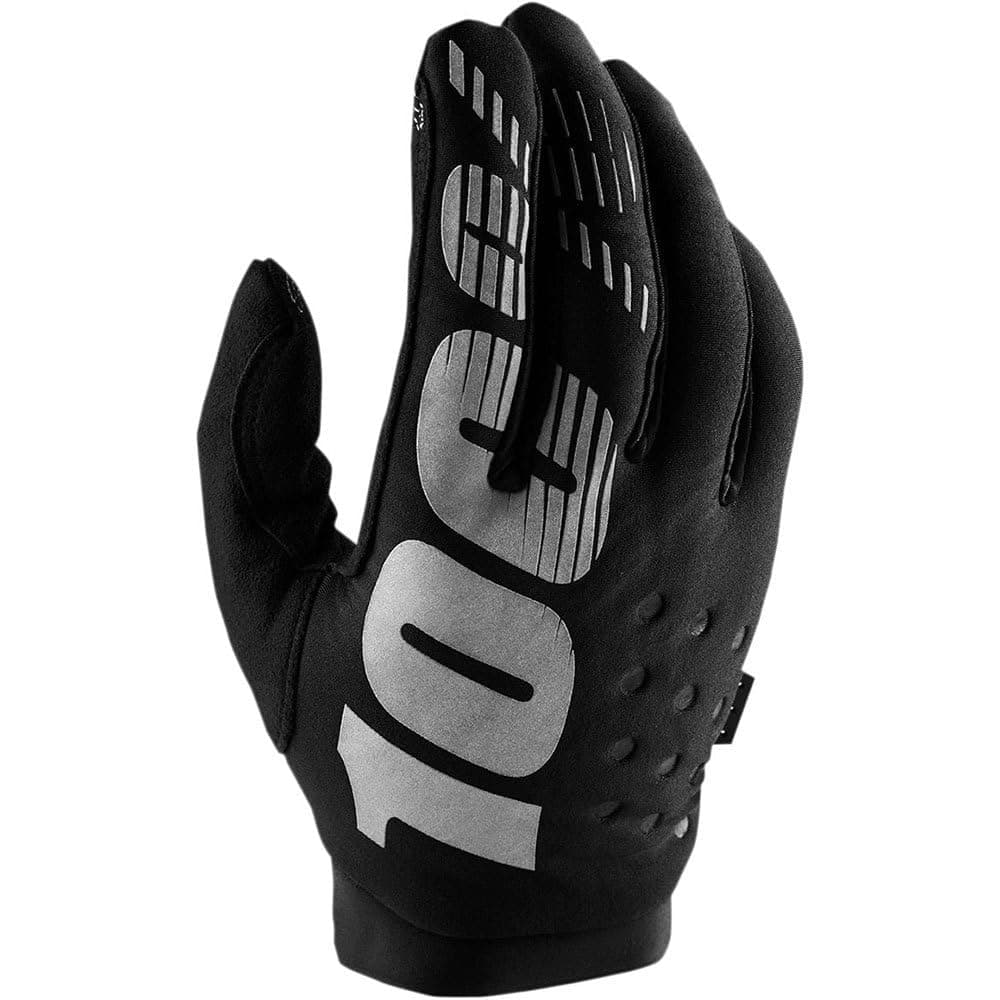 100% BRISKER Youth Cold Weather Motocross & Mountain Bike Gloves - Warm Winter MTB & MX Powersport Racing Protective Gear