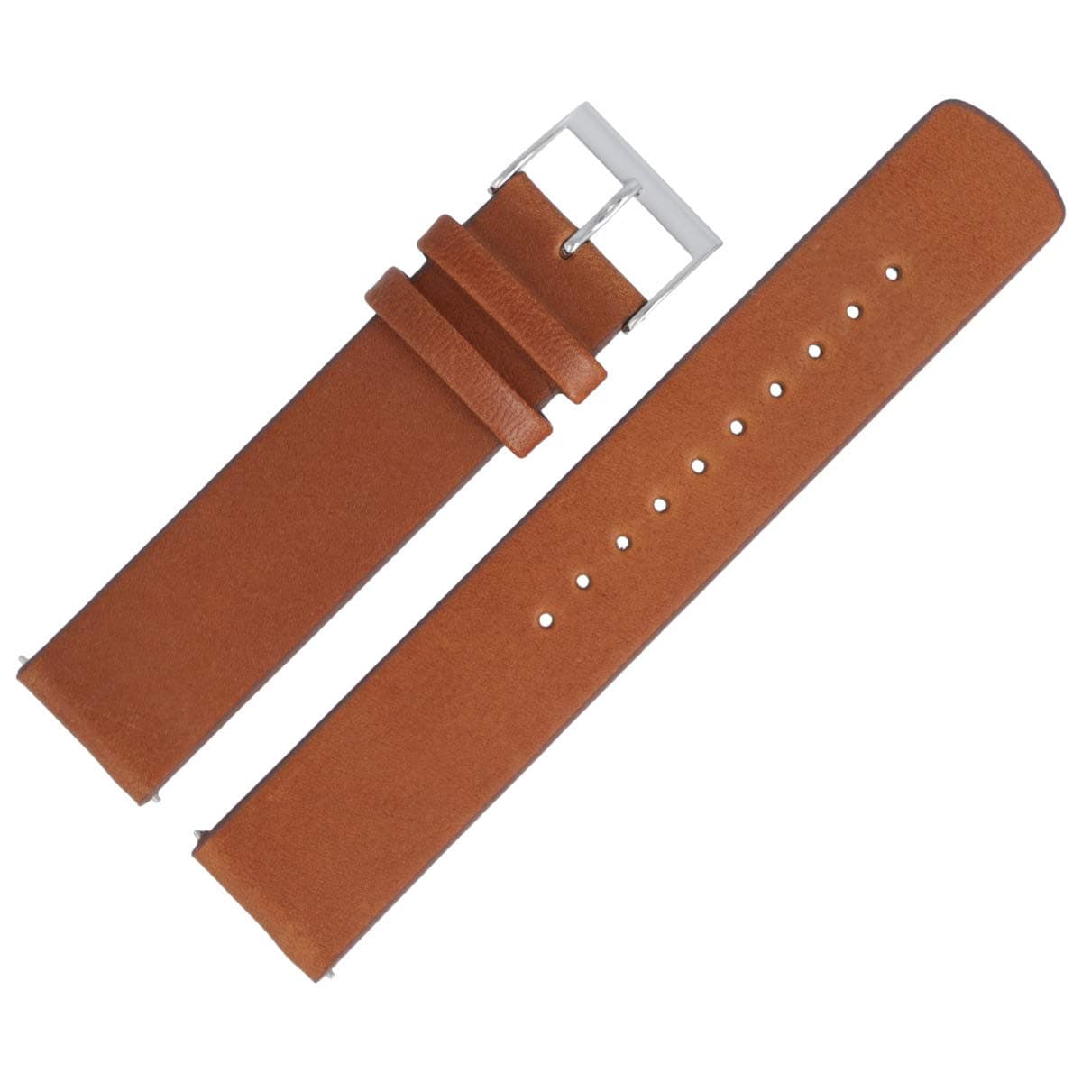 Skagen SKW6355 Watch Strap 20 mm Leather Brown