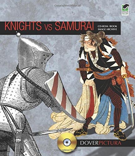 Knights vs. Samurai (Dover Pictura Electronic Clip Art)