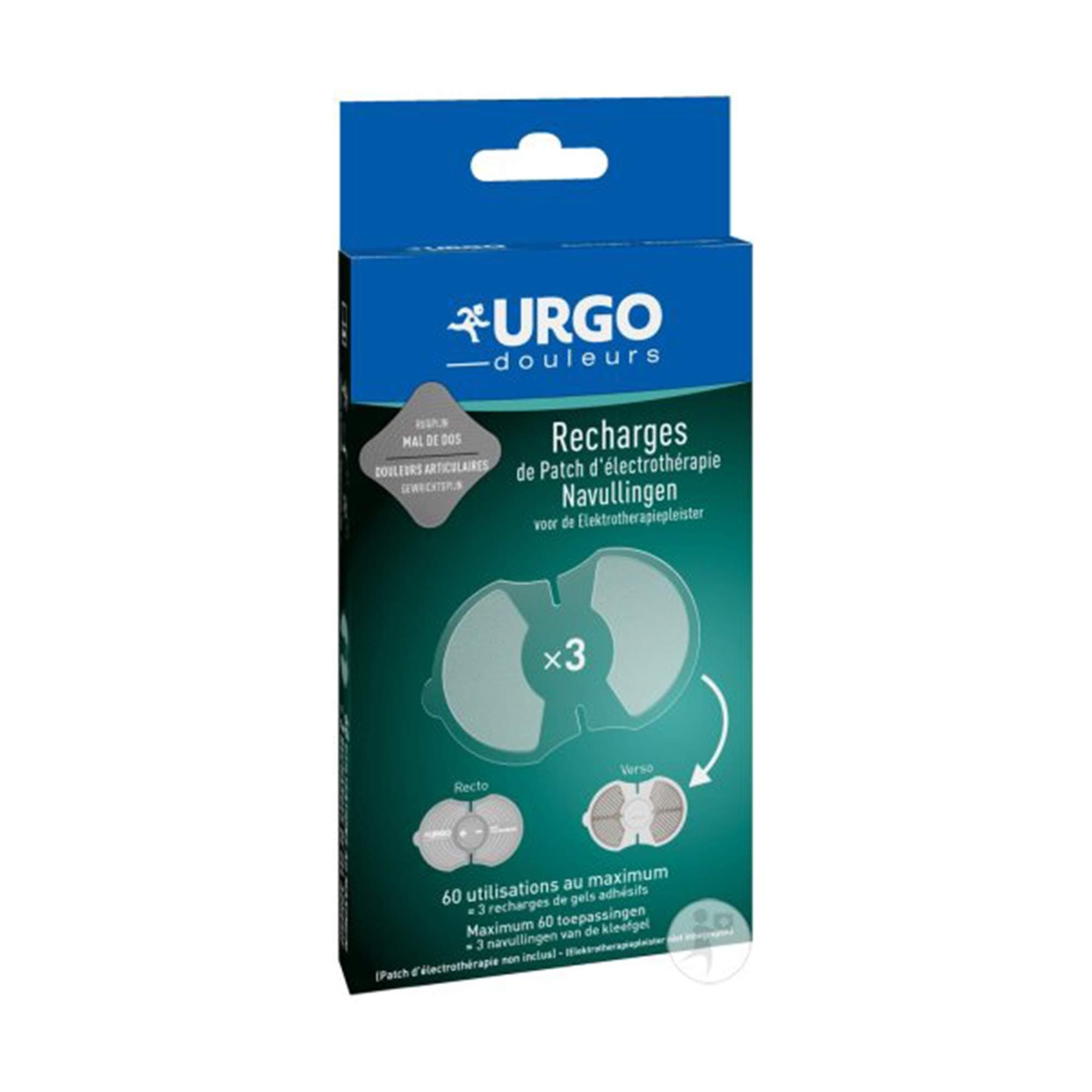 Urgo 3 Electrotherapy Patch Refills