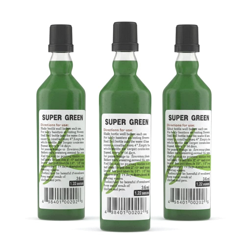 Super Green Lucky Bamboo Fertilizer (3 Bottles) Ready-to-use All Purpose Plant Food