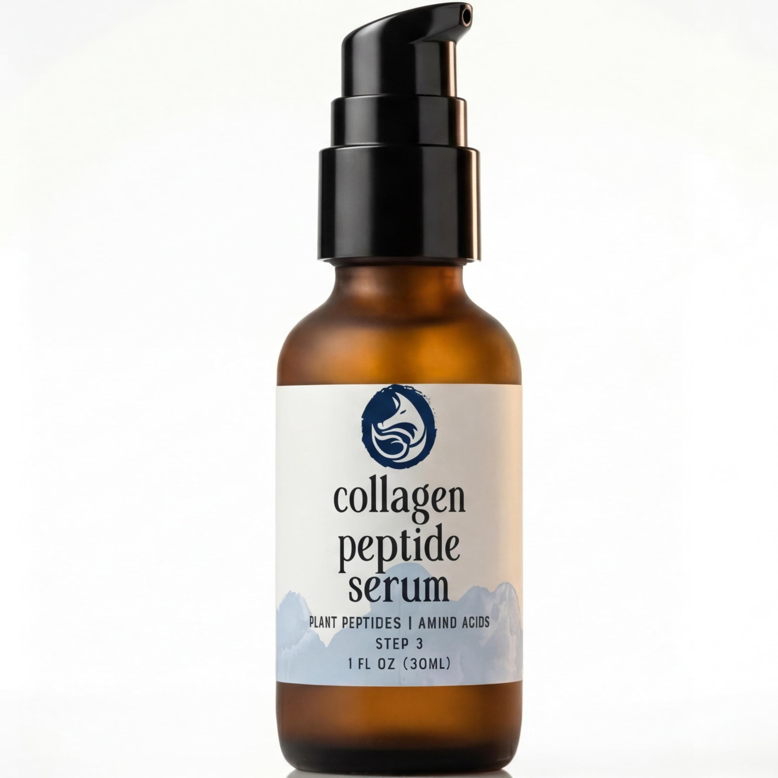 Peptide Collagen Serum 1 oz – Gentle Anti-Aging Hydrating Serum for Sensitive to Dry Skin | Reduces Wrinkles | Firms & Plumps | Supports Smooth, Firm Complexion | Made in USA