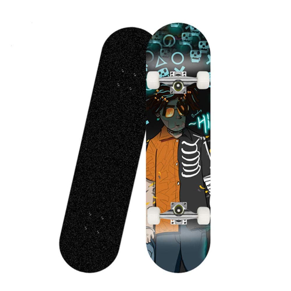 LBYMYB Beginner professional skateboard maple retro penny board, for kids skateboarding 31 * 8 inches