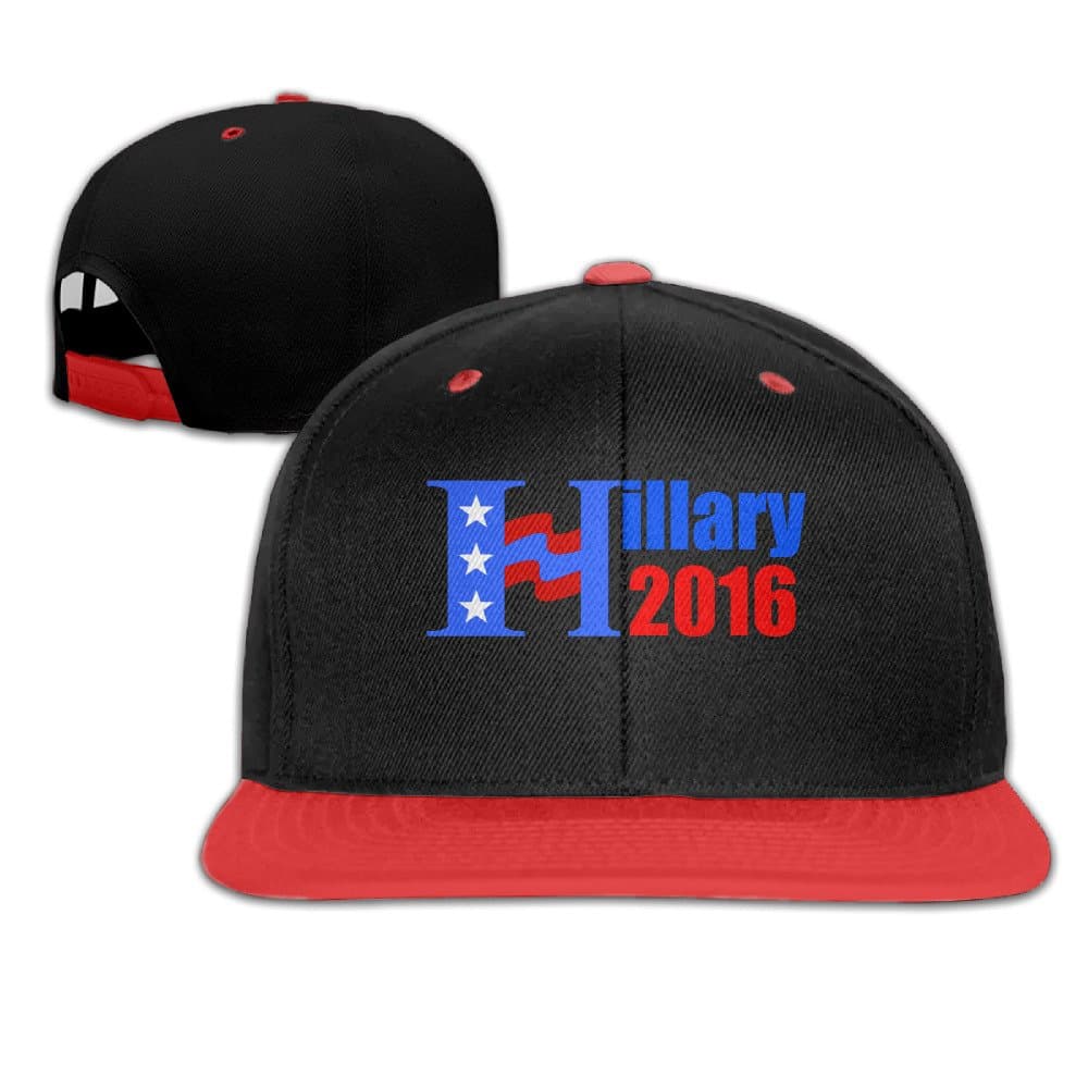 Teenager Hillary For President 2016 Red Adjustable Snapback Hiphop Trucker Hats One Size