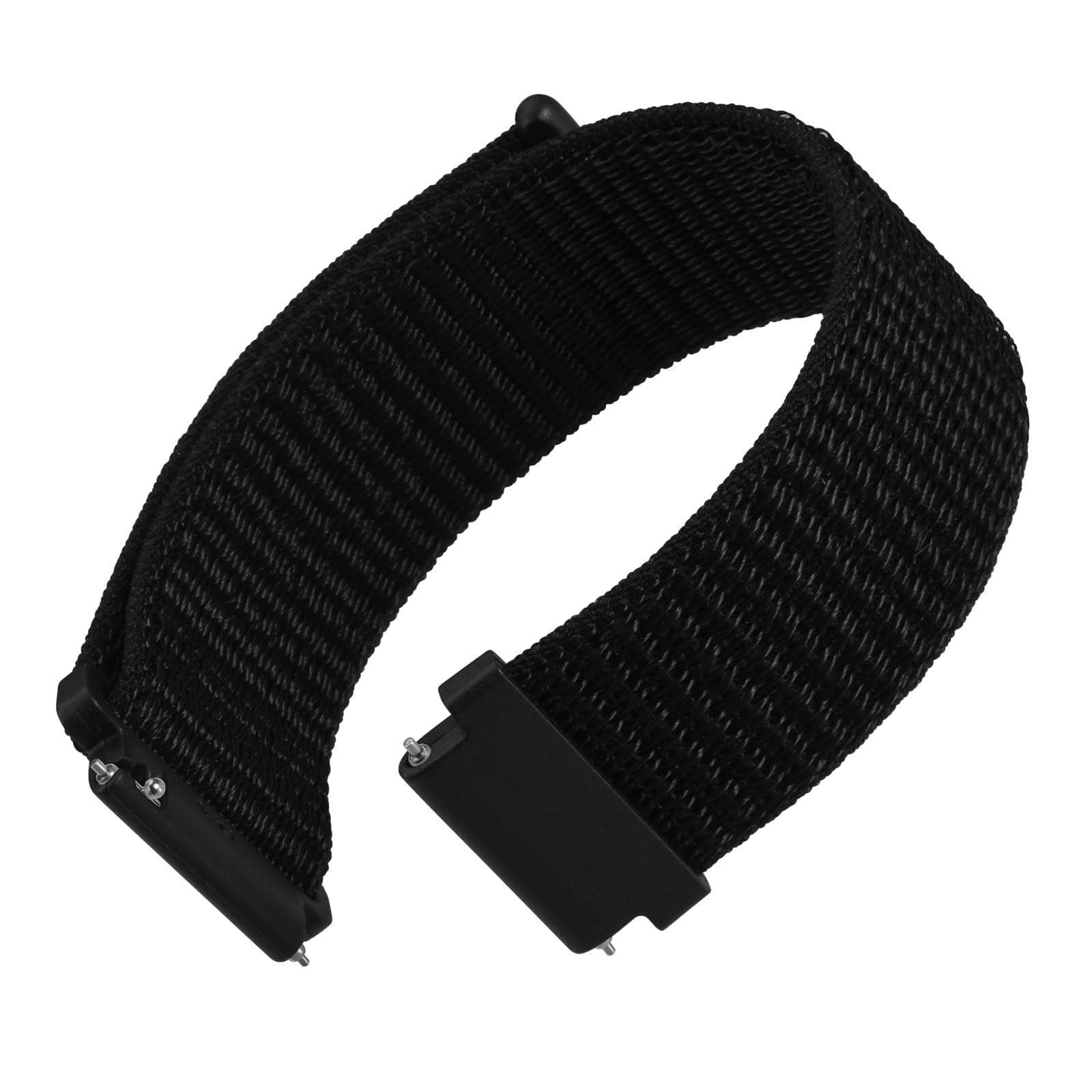 WOCCI Adjustable Nylon Sport Watch Bands with Hook and Loop Fastener, Quick Release Watch Straps for Men and Women, Band Width 18mm 20mm 22mm