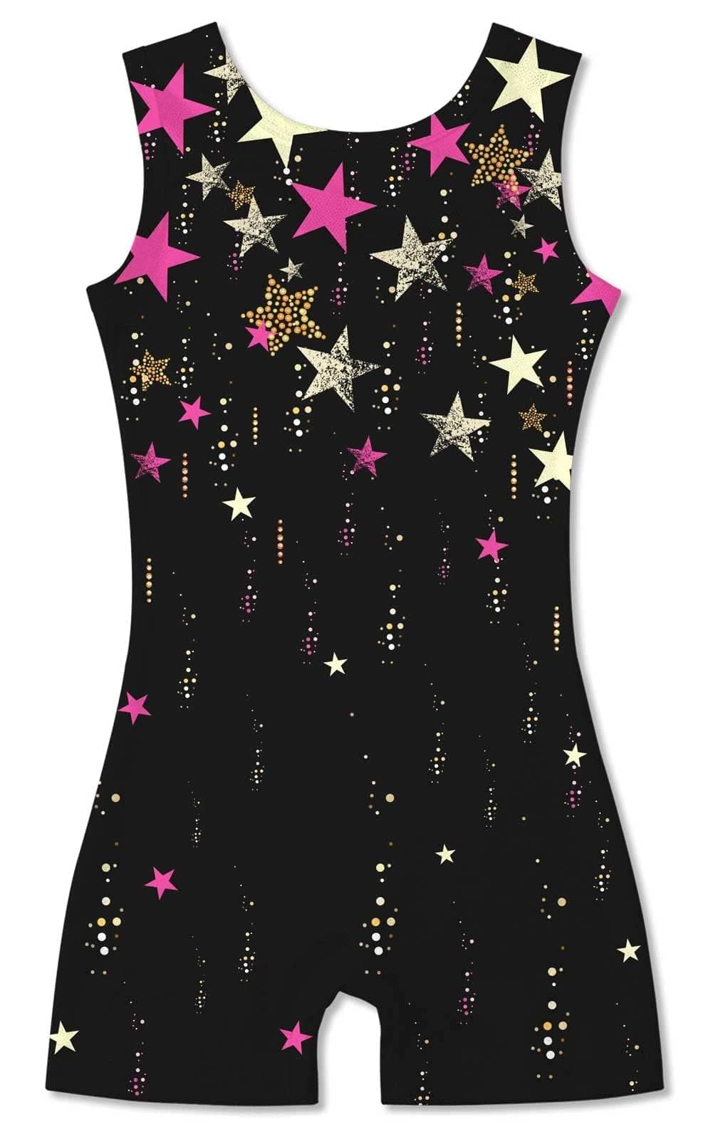 2-10 Years Gymnastics Leotards for Girls Sparkly Biketards Unitards Athletic Tumbling Outfit