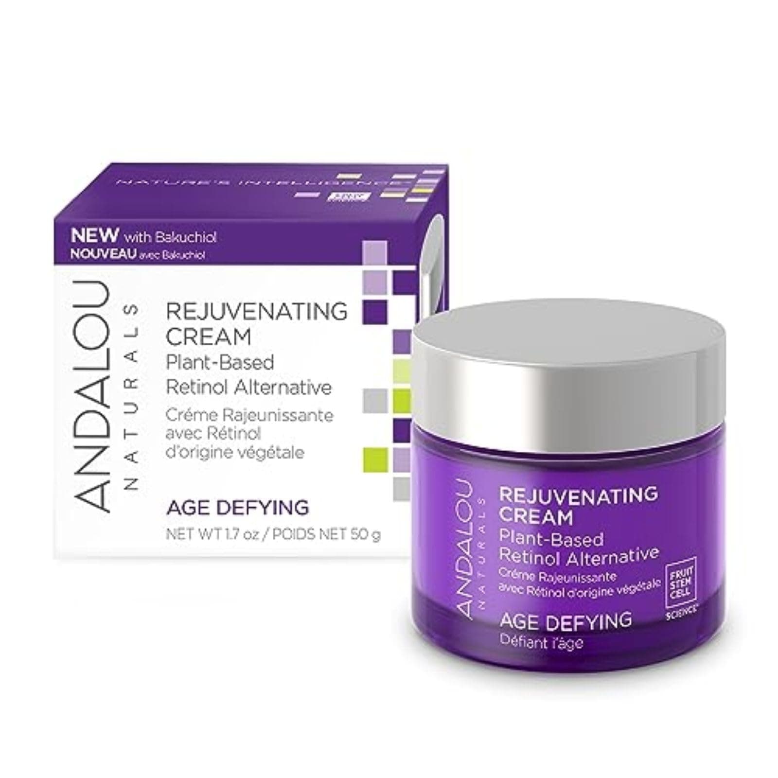 Age Defying Plant-Based Retinol Alternative Cream, 1.7 Ounce