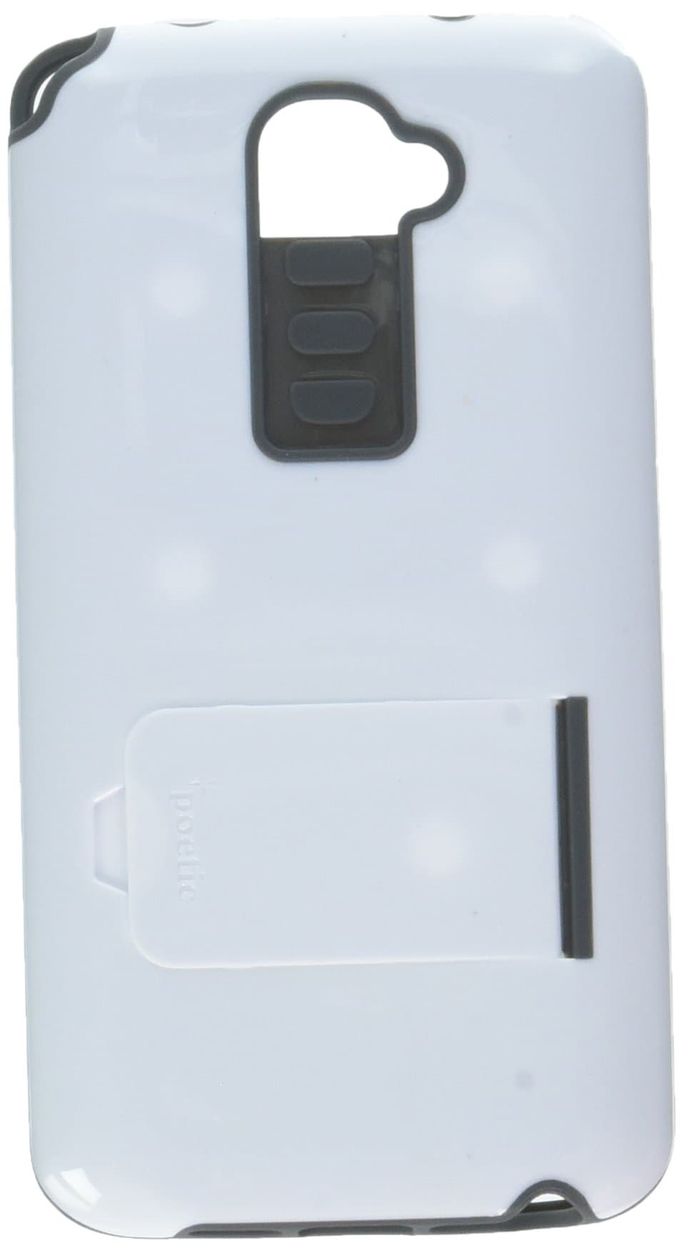 Poetic Invictus Hybrid Case for LG G2 (All Carriers Except Verizon) White/Gray (3 Year Manufacturer Warranty from Poetic)