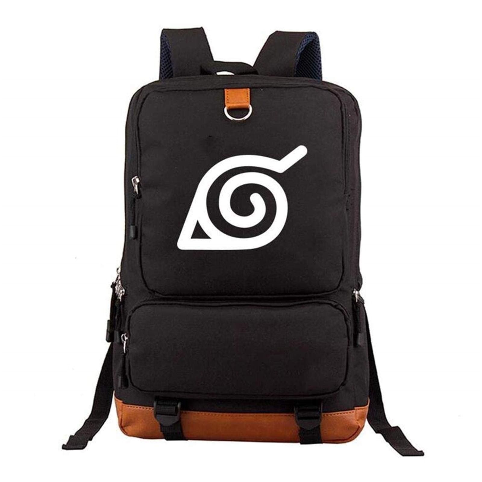 Anime Backpack Large Capacity Luminous School Bag Cosplay Accessories (Black 3)