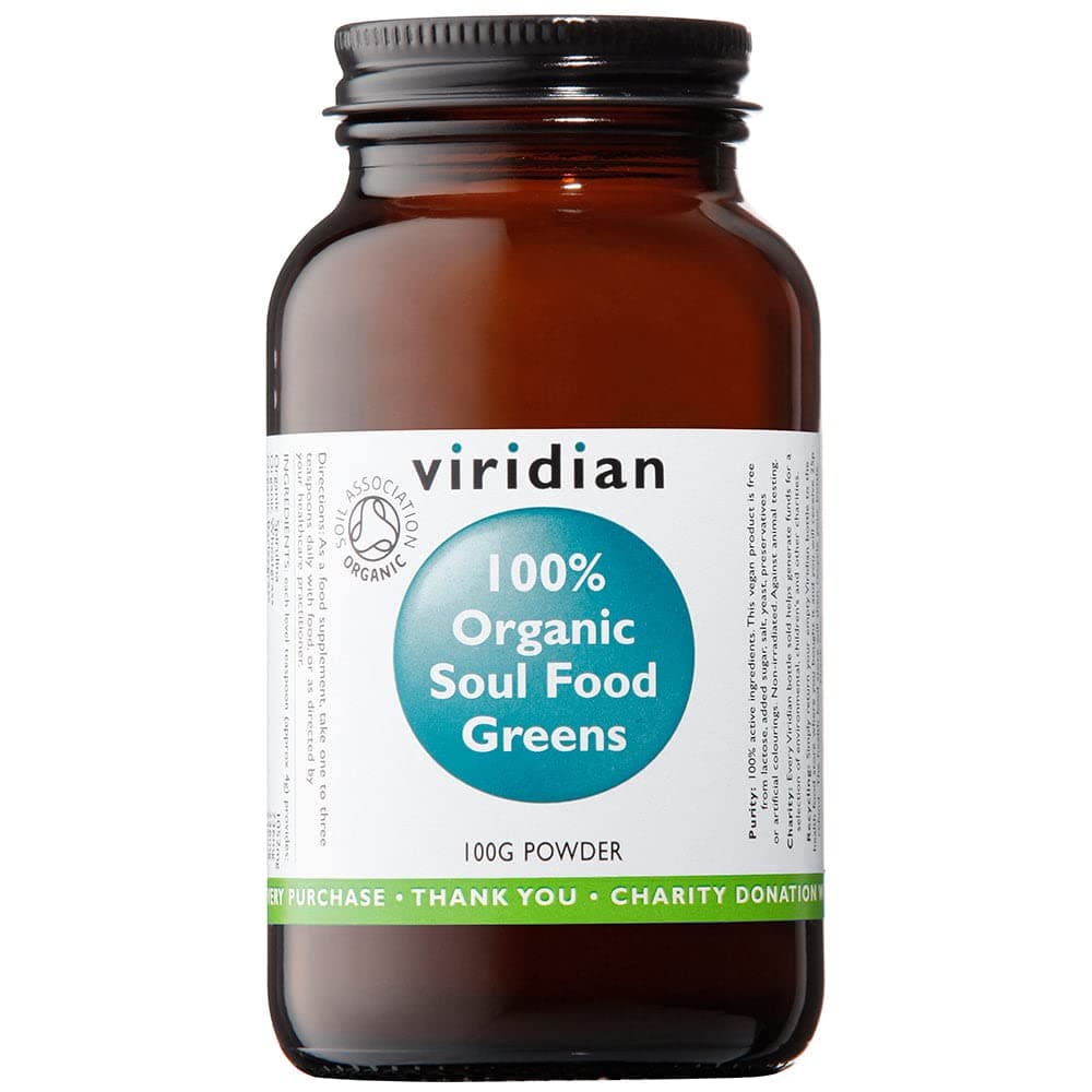 Viridian Organic Soul Food Greens Powder, 100g