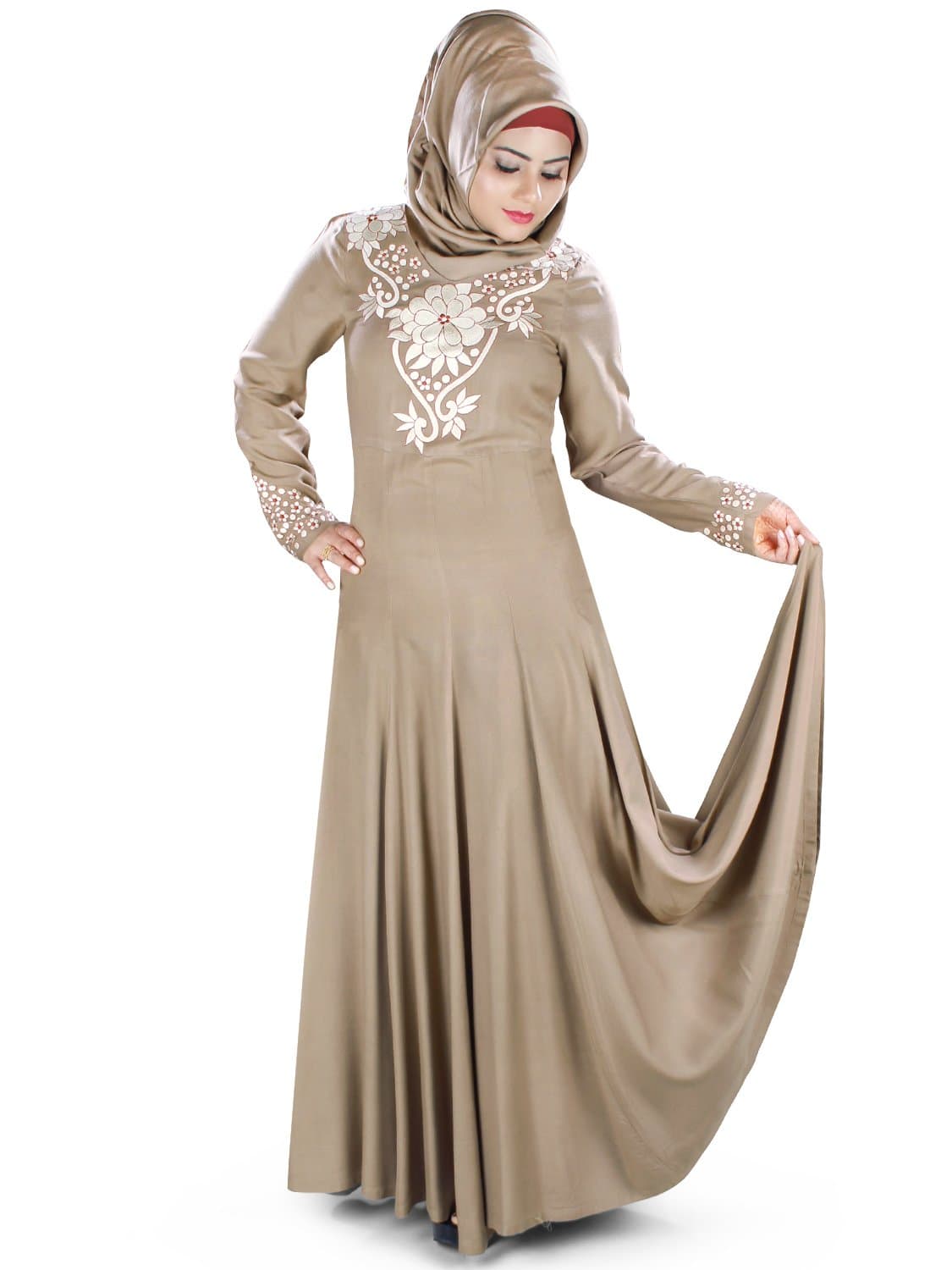 MyBatua Beautiful Rayon Aresha Abaya Burqa Hijab