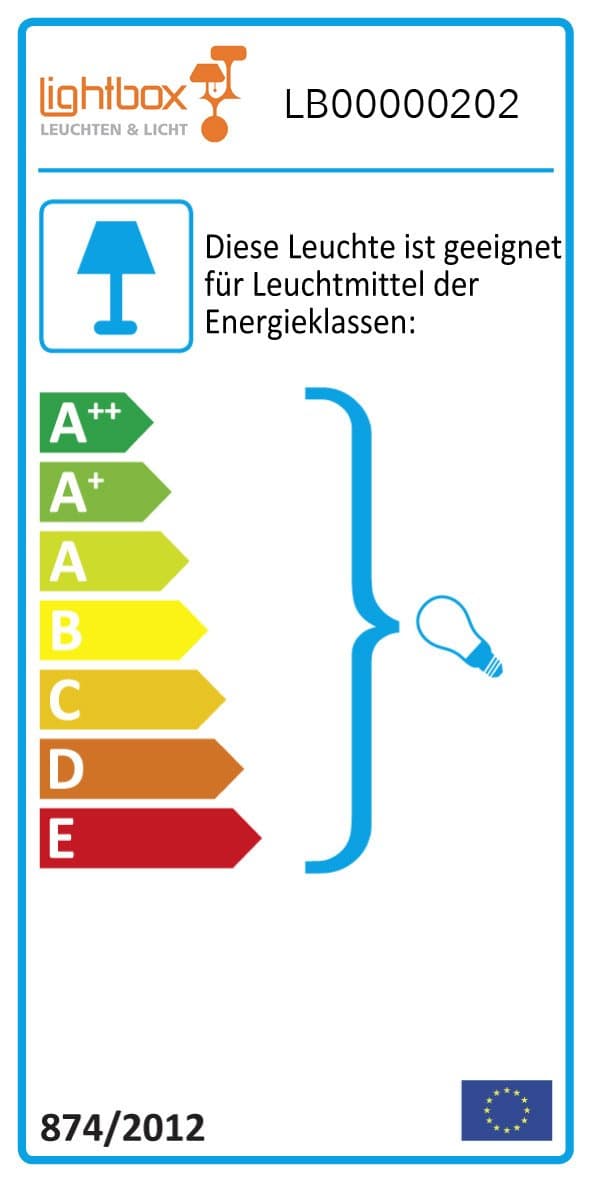 Modern Wall Light with House Number, Stainless Steel/Glass, 1x E27 Maximum 60 W [Energy Class A++]