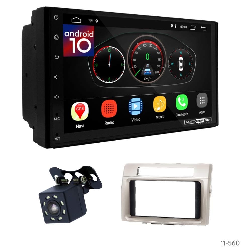 UGAR Compatible for Toyota Corolla Verso 2004-2009 7 Inch Android DSP 10.0 2GB+16GB Car Radio HD Full Touch Screen GPS Navigation