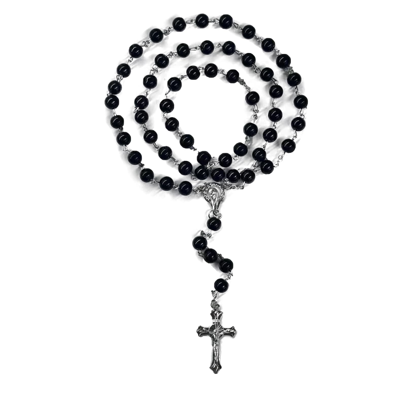 First Communion Rosarys for Girls and Boys, RosaryBeads Catholic for Men, Women, Rosary Necklace as Gifts for Mother, Grandmother, Elders