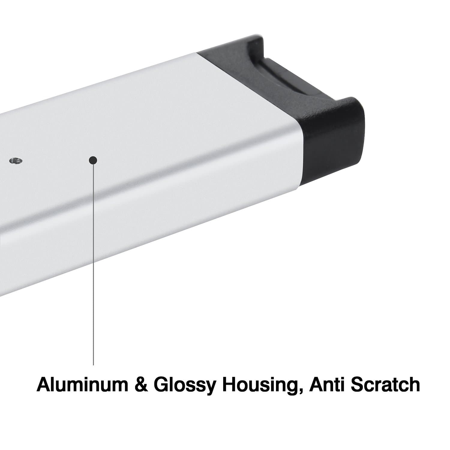 Micro SD Card Reader - Fast USB 2.0 Adapter for all MicroSD Cards, Micro SDHC, Micro SDXC - Silver