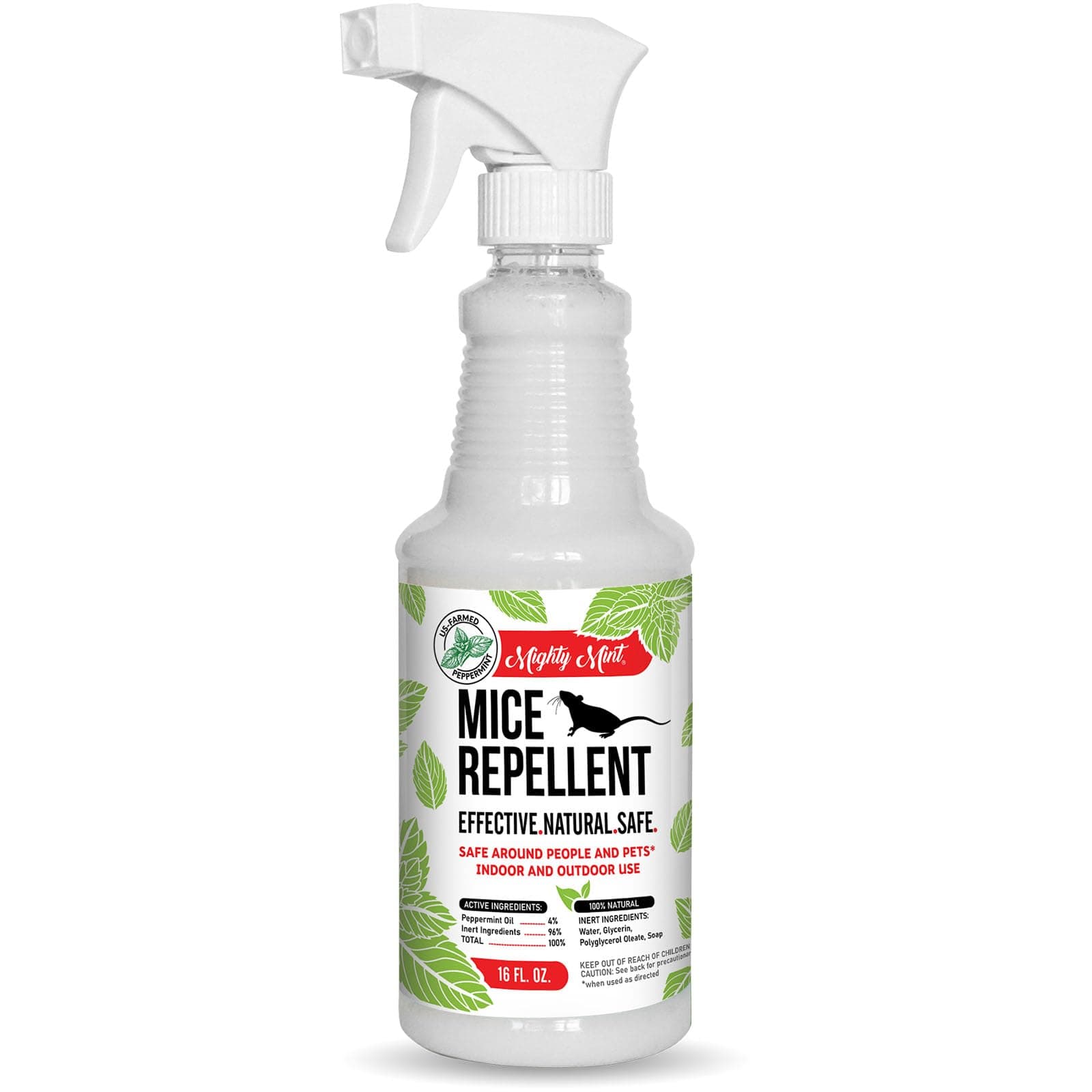 Mighty Mint - 16oz Peppermint Oil Mice Repellent Spray
