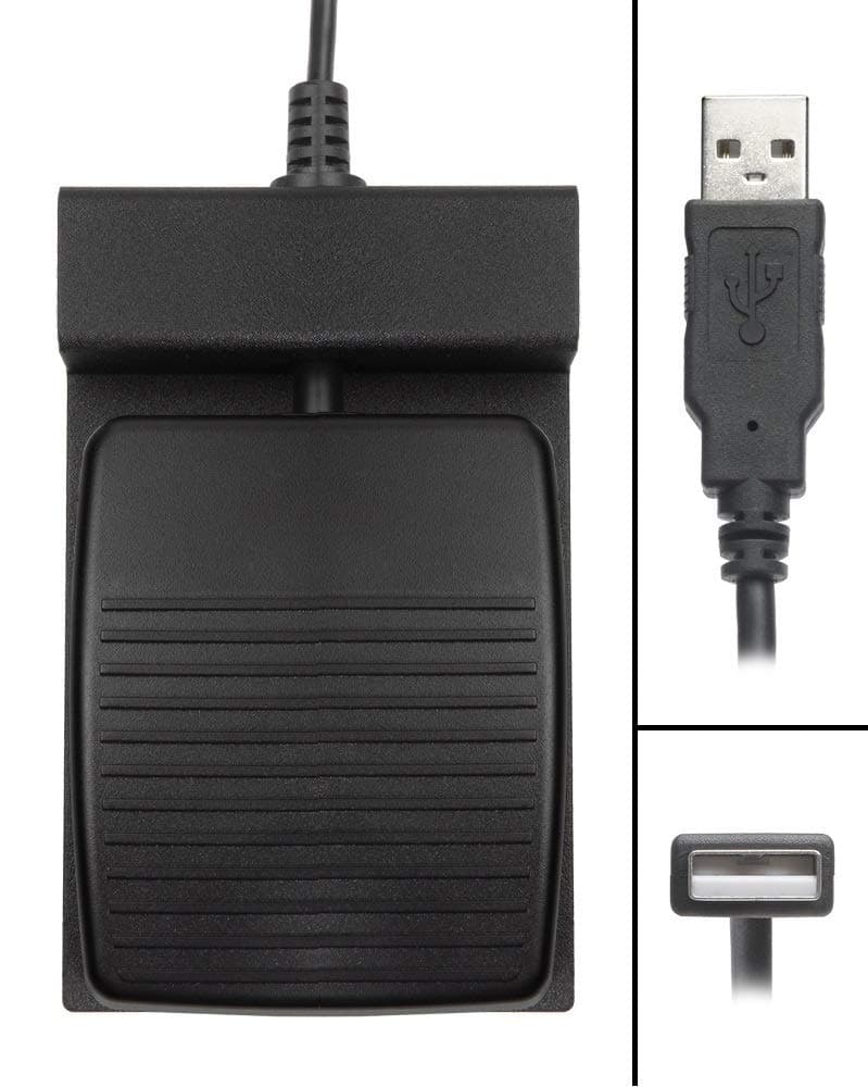 VEC INS-USB Single foot control with a USB plug