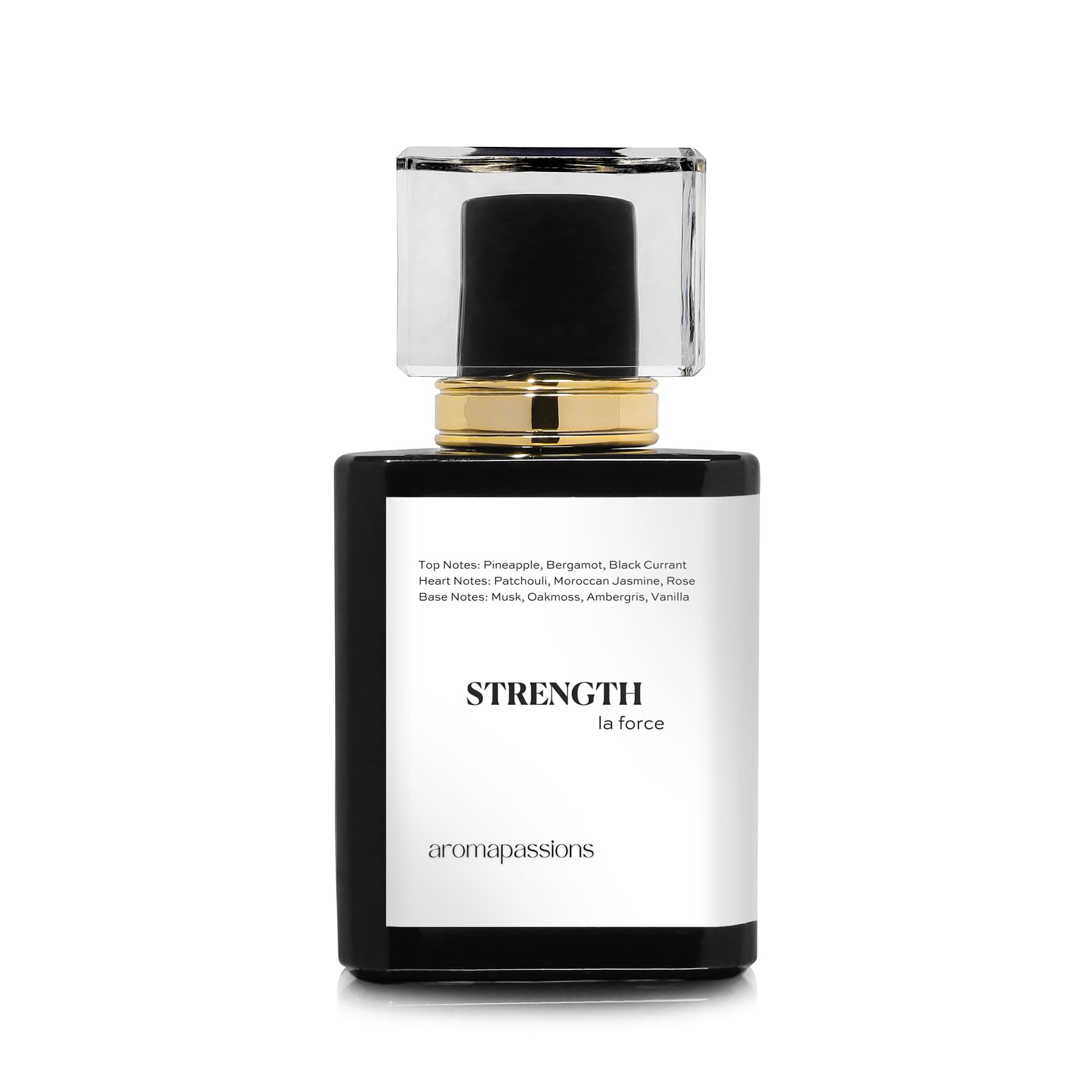 aromapassions STRENGTH | Inspired by CREED AVENTUS (VINTAGE formula) Pheromone Perfume Cologne for Men Extrait De Parfum Long Lasting Dupe Clone Essential Oil Fragrance Hombre, Count: 1, 1.0 Fl Oz