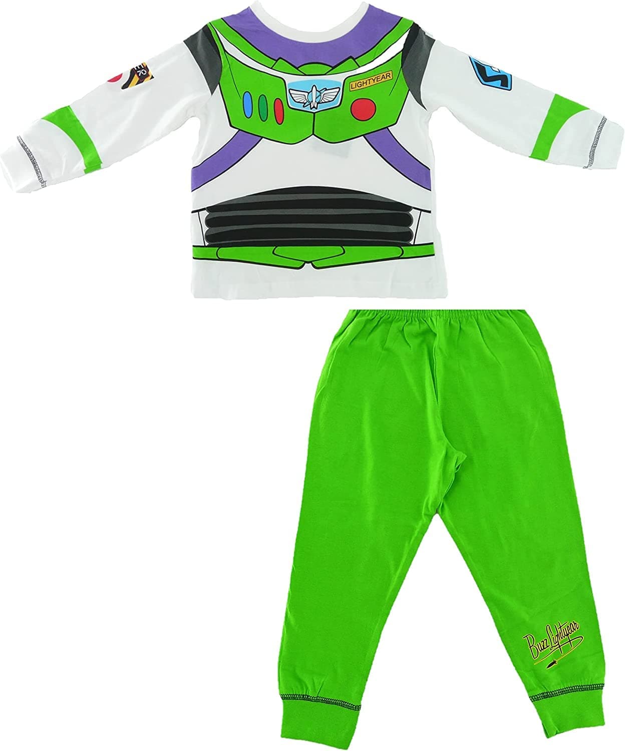 Disney Toy Story Buzz Lightyear Or Woody Pyjamas Fancy Dress 18m-6y
