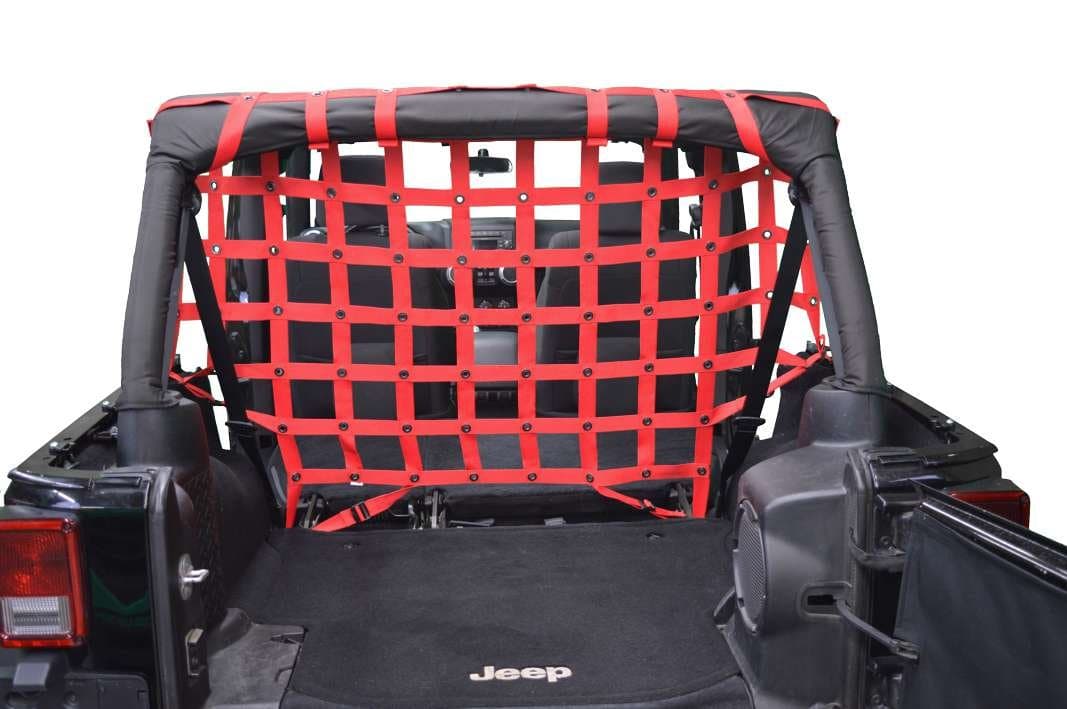 QuadratecCargo/Pet Full Divider - for Jeep JKU 4 Door - Red