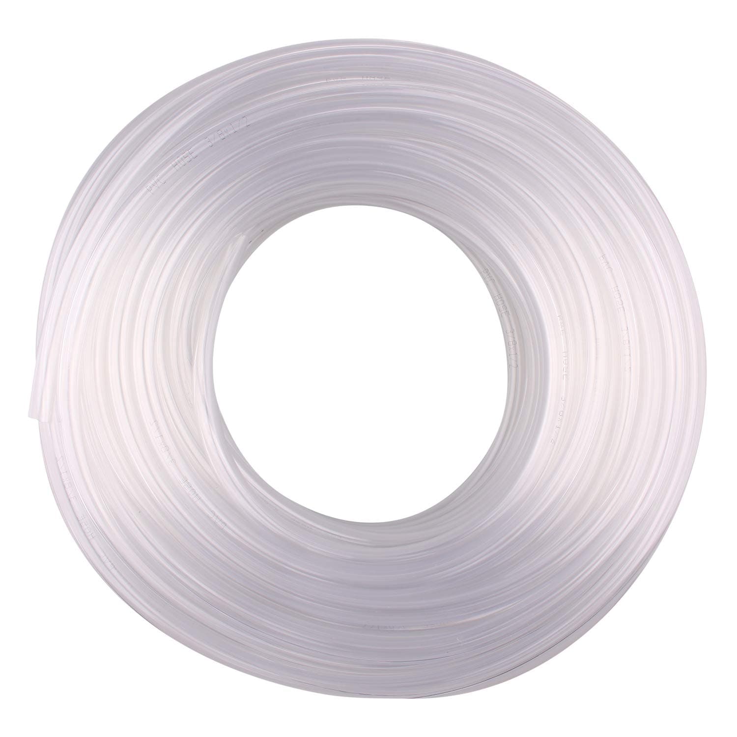 DERNORD PVC Tubing 3/8''ID X 1/2''OD Flexible Clear Vinyl Pipe Hose 100 Feet for Food Grade