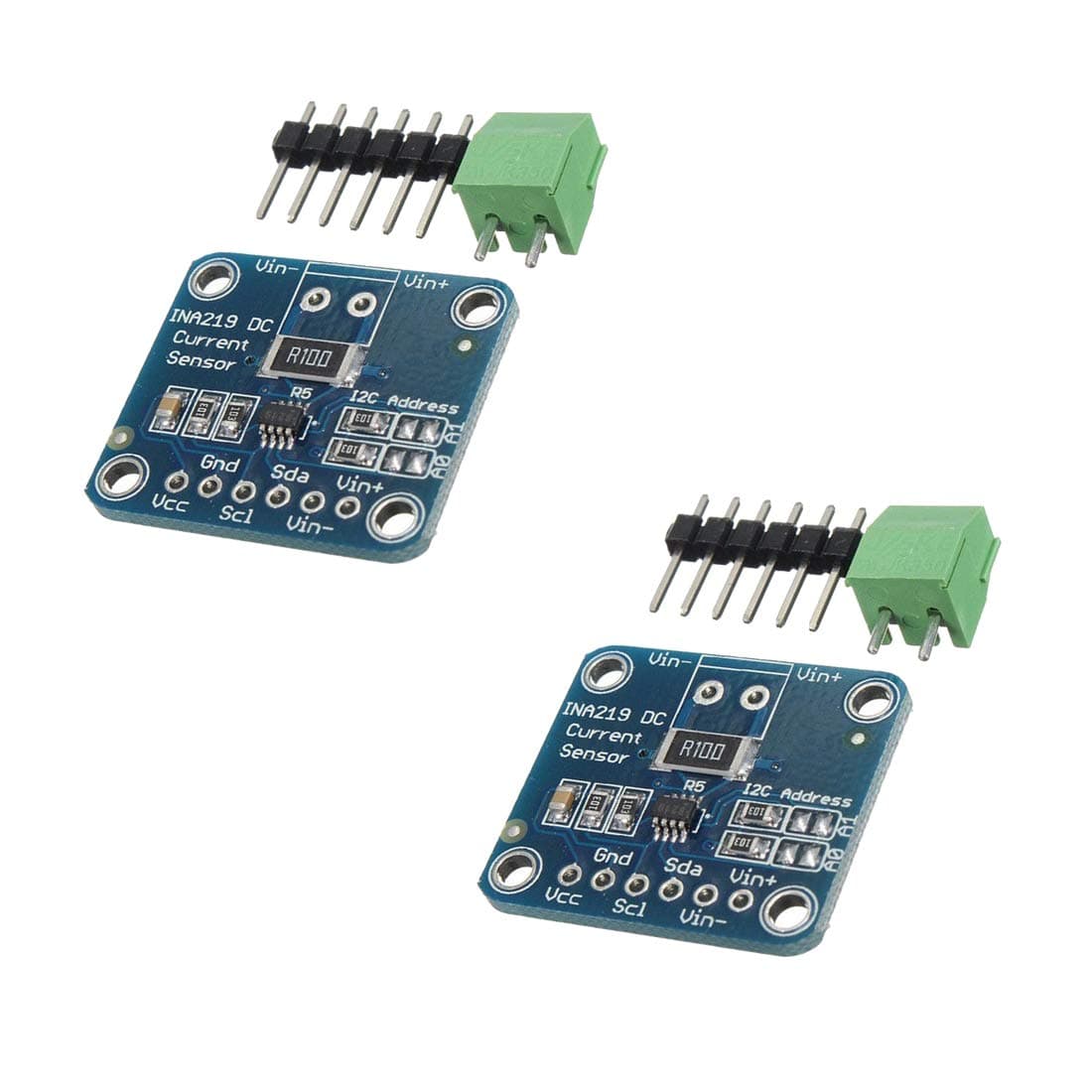 HiLetgo 2pcs INA219 I2C Bi-directional DC Current Power Supply Sensor Breakout Module