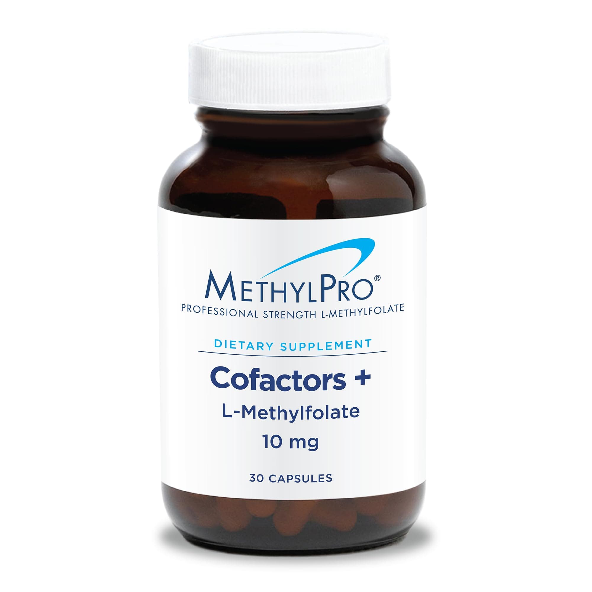 MethylPro Cofactors + L-Methylfolate 10 mg - Supports a Healthy Mindset - Vitamins B6, B12 & Magnesium - Active Folate for Methylation Support & Biochemical Reactions - 30 Servings - 30 Capsules