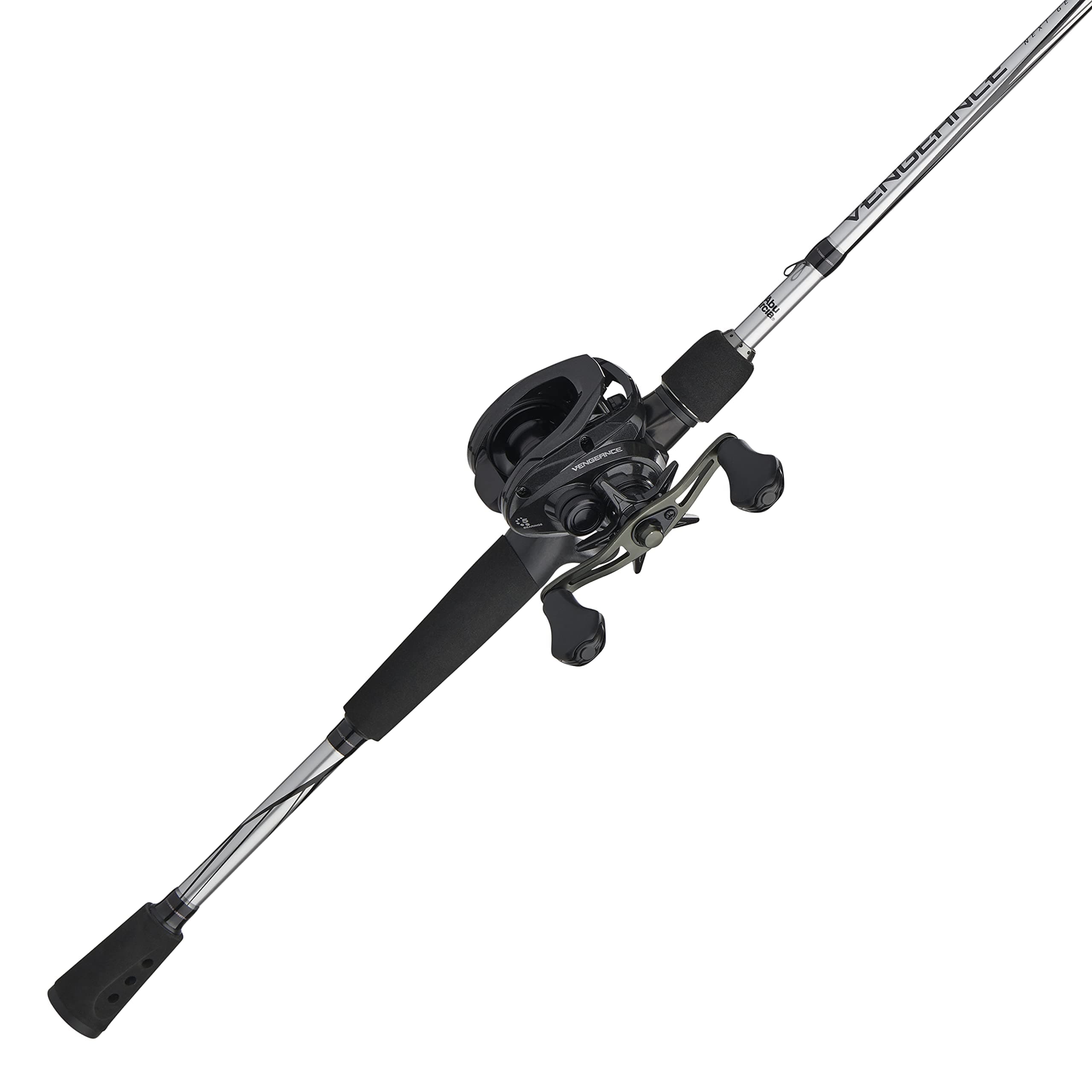 Abu Garcia Vengeance Low Profile Baitcast Fishing Combo, VENGLP/701MH1