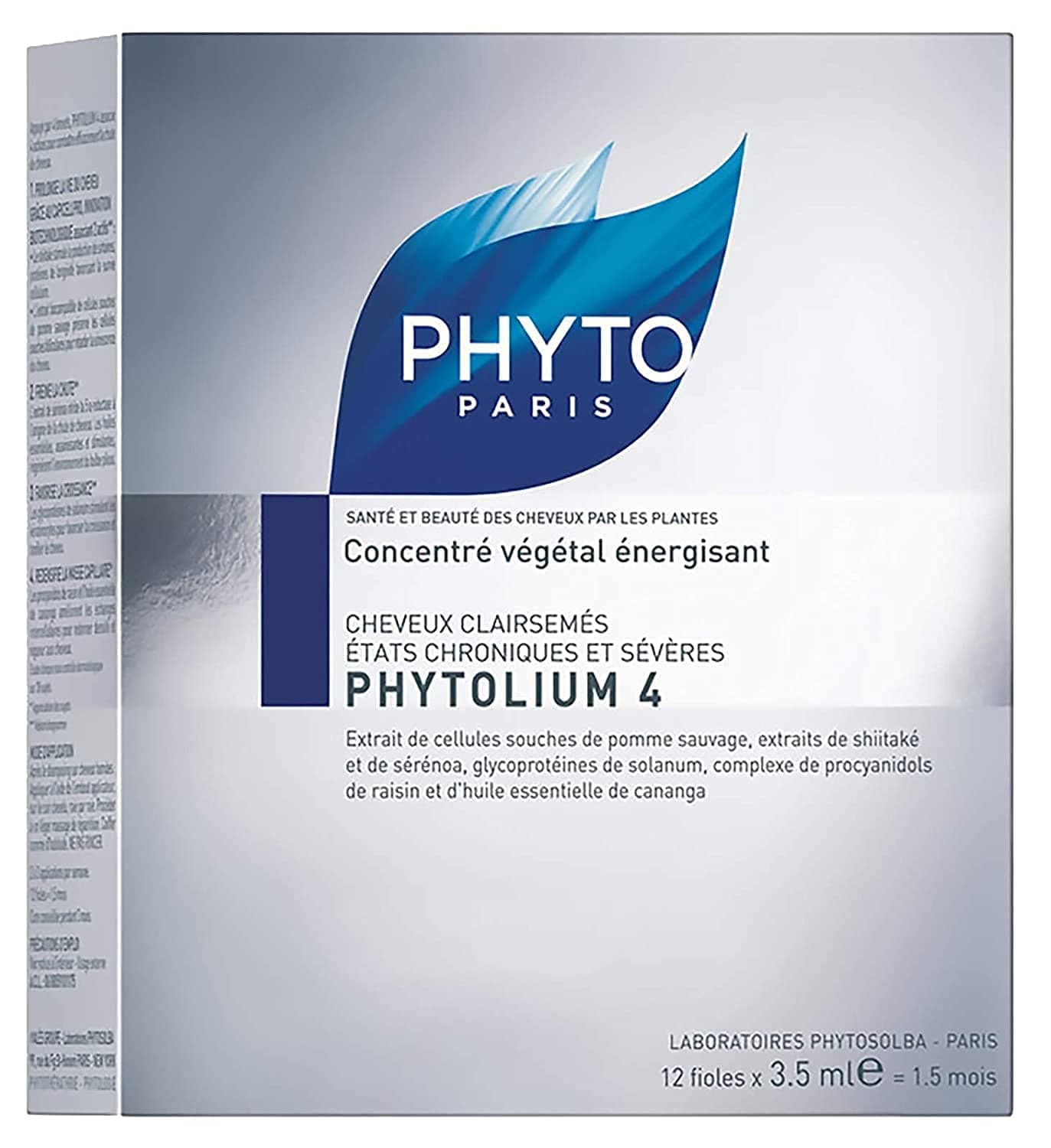 PHYTO Phytolium 4 Growth-Stimulating Anti-Hair Loss Treatment 12 X 3.5ml