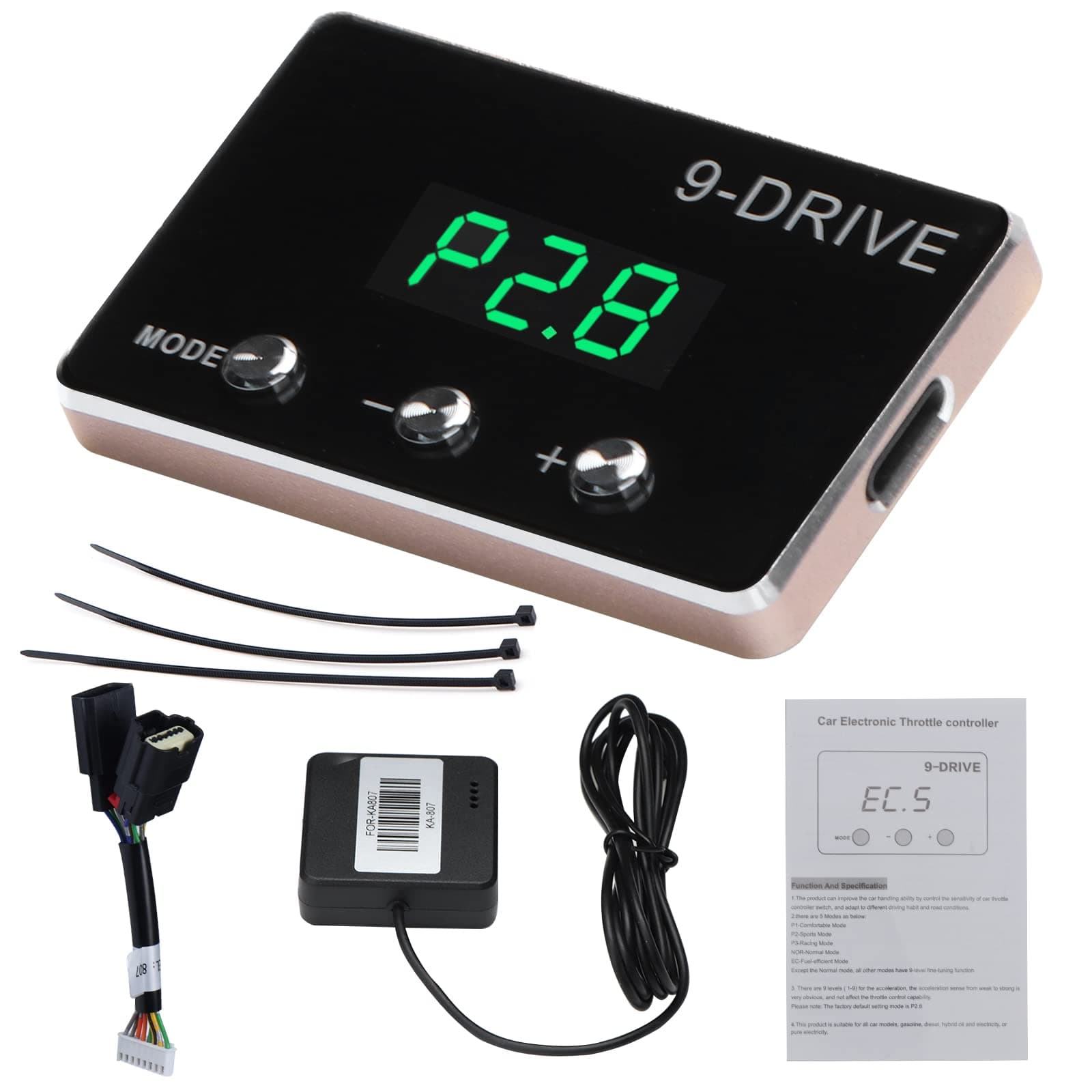 Throttle Response Controller 9 Drive 9-Mode Electronic Throttle controller (807)