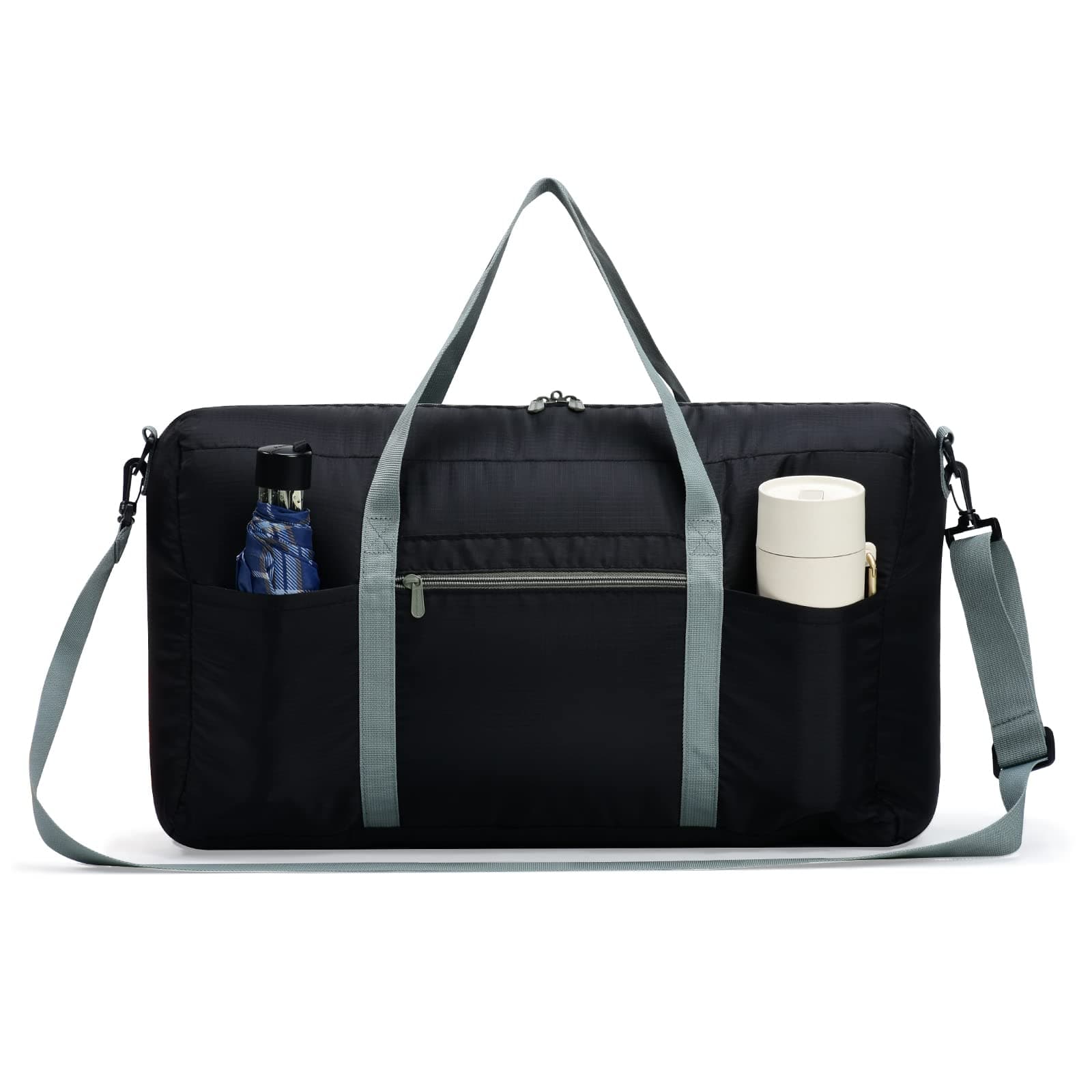 IFARADAYLarge Duffel Bag Foldable 28 inch Lightweight Weekender Overnight Bag for Travel Camping Storage-Black