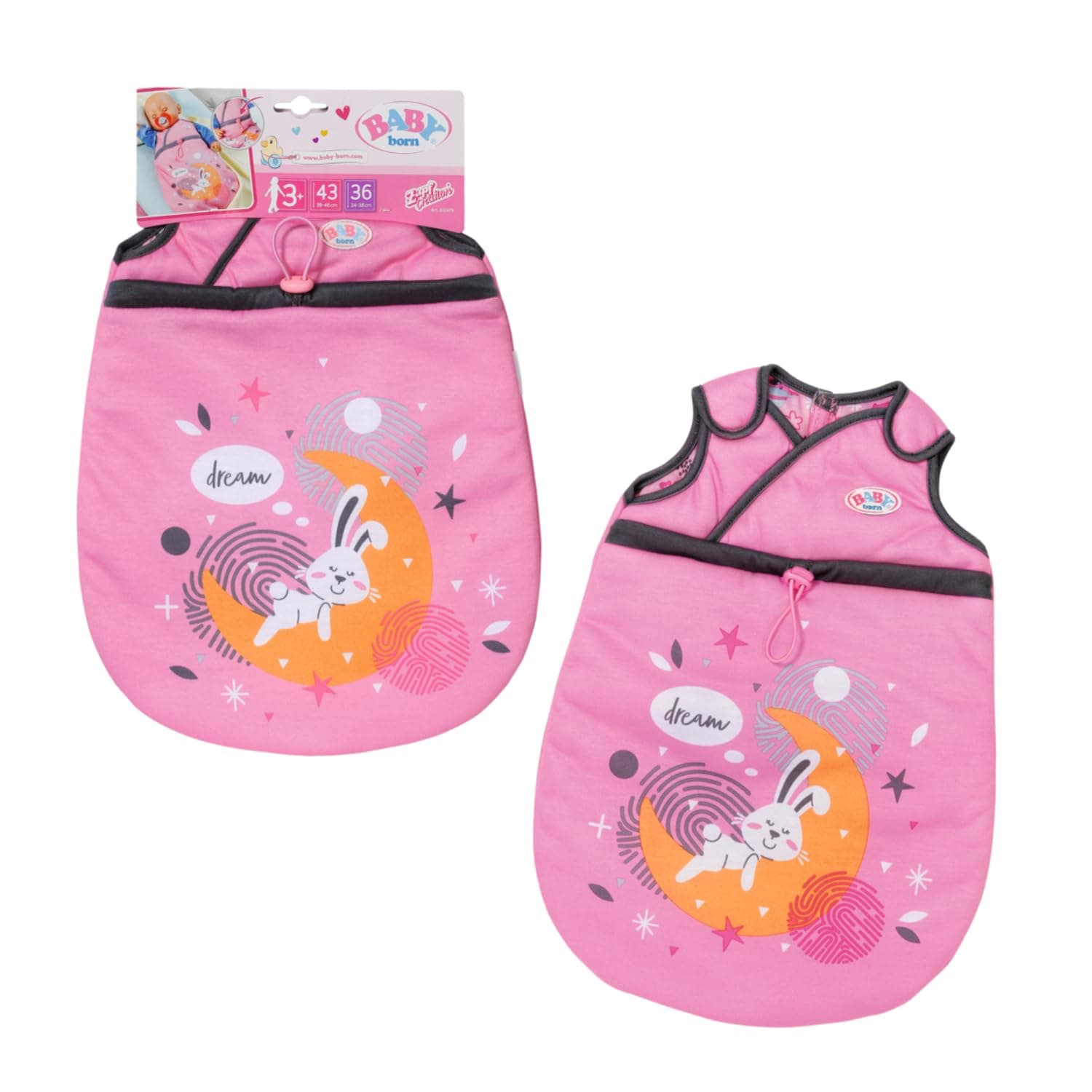 Sac de couchage pour poupée - BABY BORN - Baby Born Sleeping Bag - Pliable - Multicolore - Des 3 ans