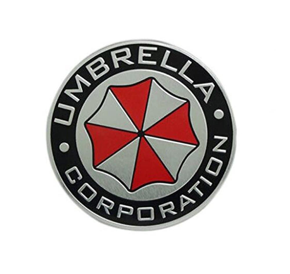 Salusy Umbrella Corporation Aluminium Decal Badge Emblem for Universal Cars
