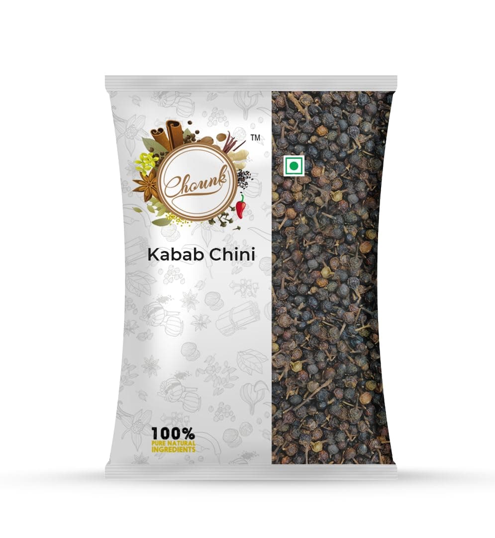 Chounk Allspice (Cubeb, Kebab Chini, Kabab Chini, Shital Chini, Long Tailed Pepper, Sarvsugandhi) – 100g (50g x 2 Pack)| Fresh Pure & Natural | Vegan | Gluten Free