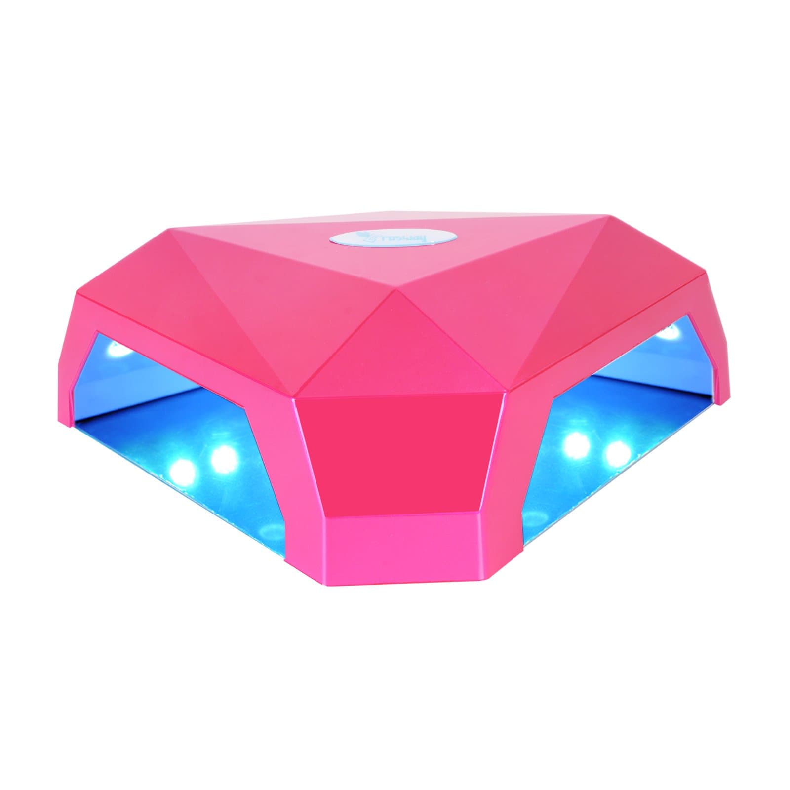 LED Nail Lamp, Erosway Nail Lamp 60w Two Hands Gel Nail Polish Dryer with 5-120s Automatic LCD Timer Display and Infrared Sensor or Without Sensor. Treats LED and UV Nail Gels. (Rose)