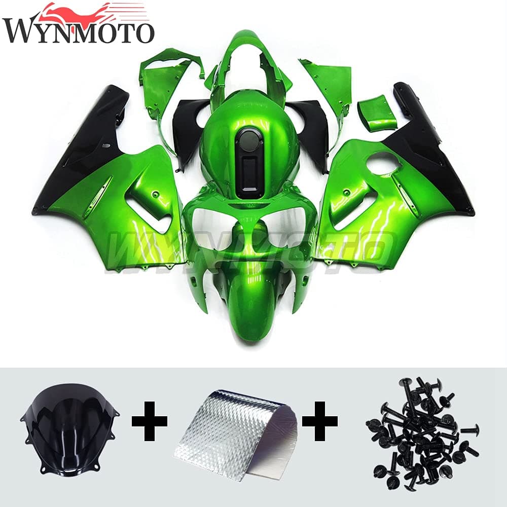 SGCULTURE Plastic Pearl Red Black Fairing Kit Compatible for Kawasaki ZX12R 2000 2001 NINJA ZX-12R 00 01 ABS Injection Mold Motorcycle Bodywork 00 01 ZX-12R