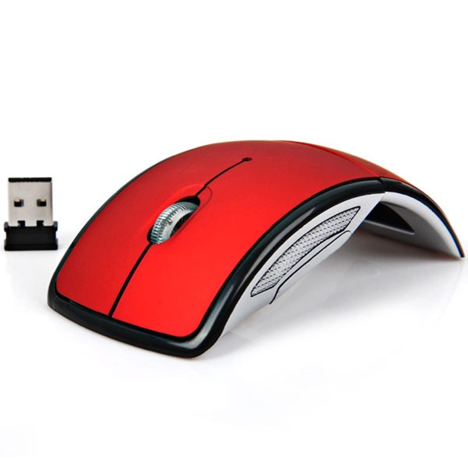 Foldable Wireless Mouse 2.4GHz for The PC Computer Mouse Foldable Folding Mice USB 2.0 Receiver for PC Laptop