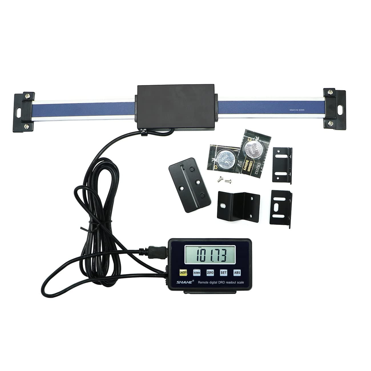 0-200mm/8''Digital Readout Linear Scale, Accurate Digital Remote LCD,for Milling Machine Lathes