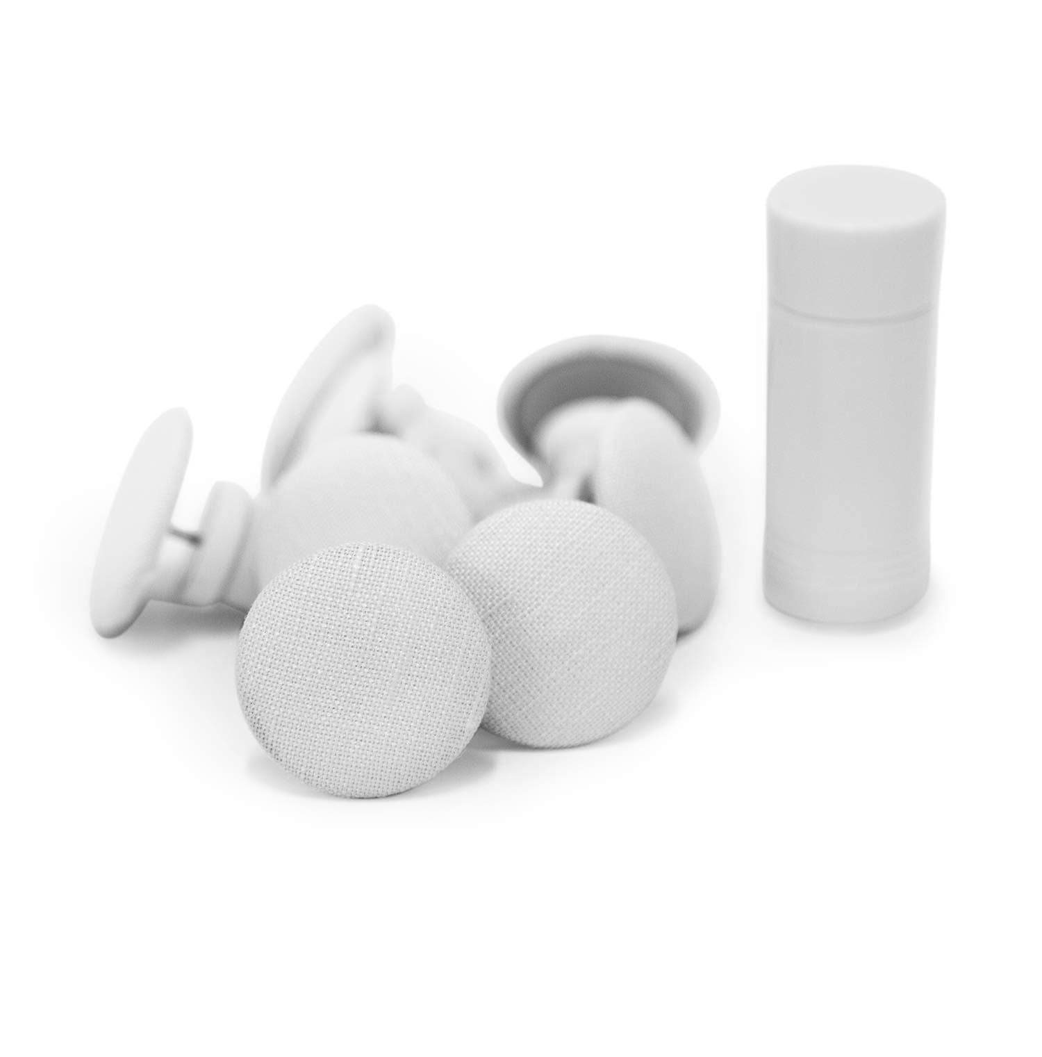 White Magnetic Duvet Clips with Magnetic Key for Easy Removal. Pack of 8 Comforter Fasteners That are Safe Locking and Holds up to 10lbs