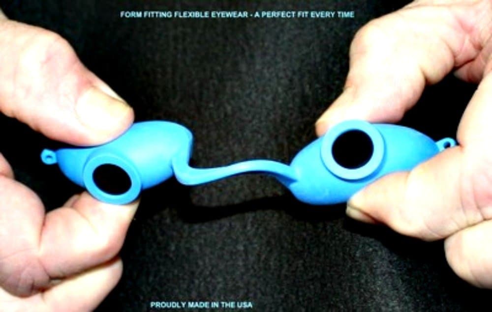 Tanning Bed Eyewear Sunnies Flexible EVO FLEX Goggles BLUE